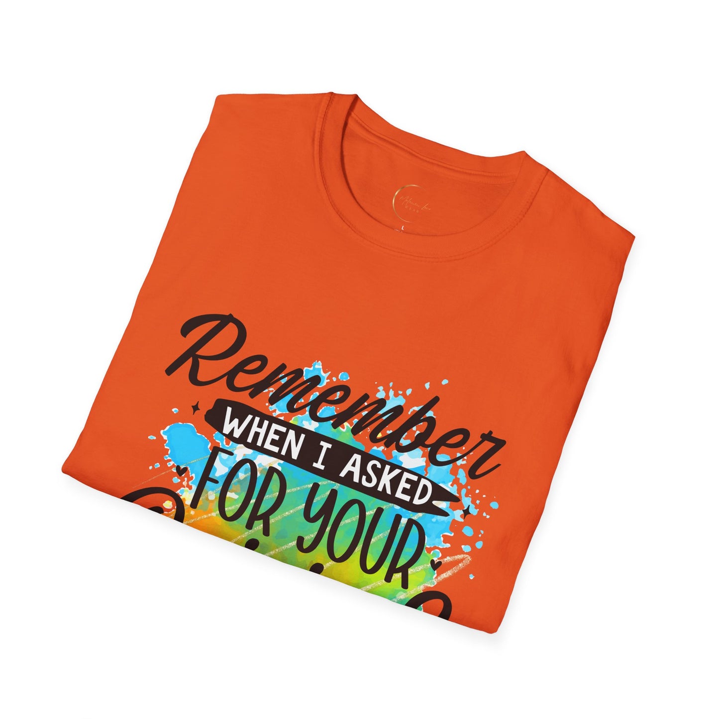 Unisex Softstyle Remember When  T-Shirt