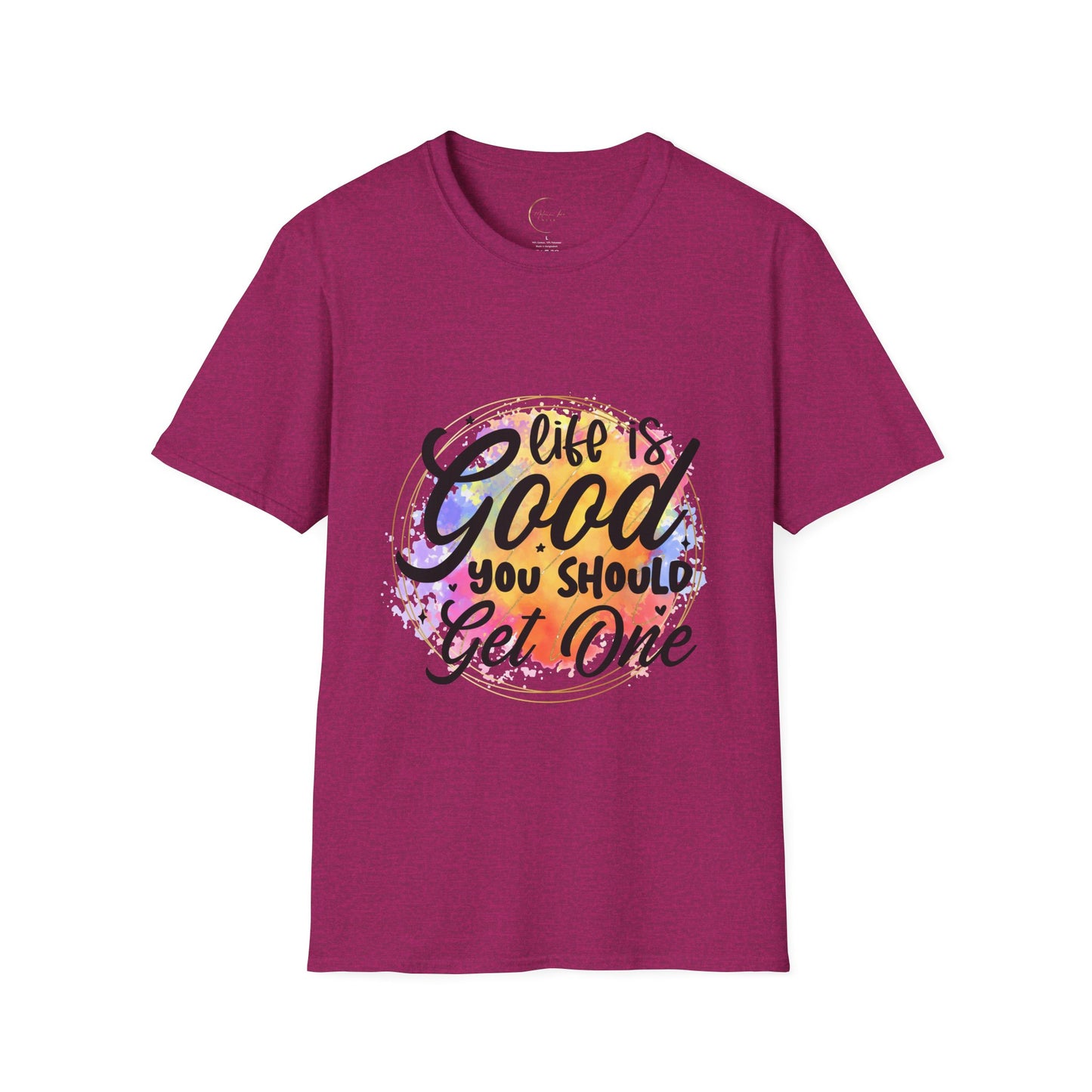 Unisex Softstyle Life is Good T-Shirt