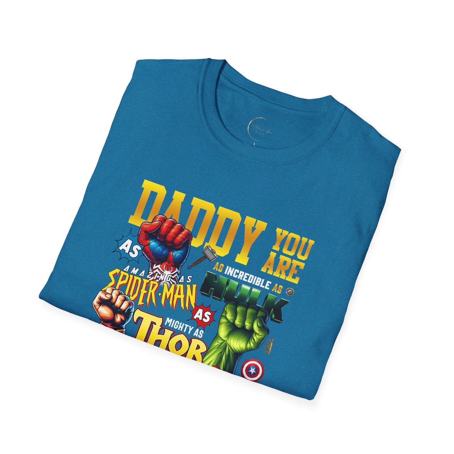 Superhero Dad T-Shirt | Gift for Father's Day, Birthday, Dad's Day, Marvel Fan T-Shirt, Dad Humor Tee, Family Matching Tees
