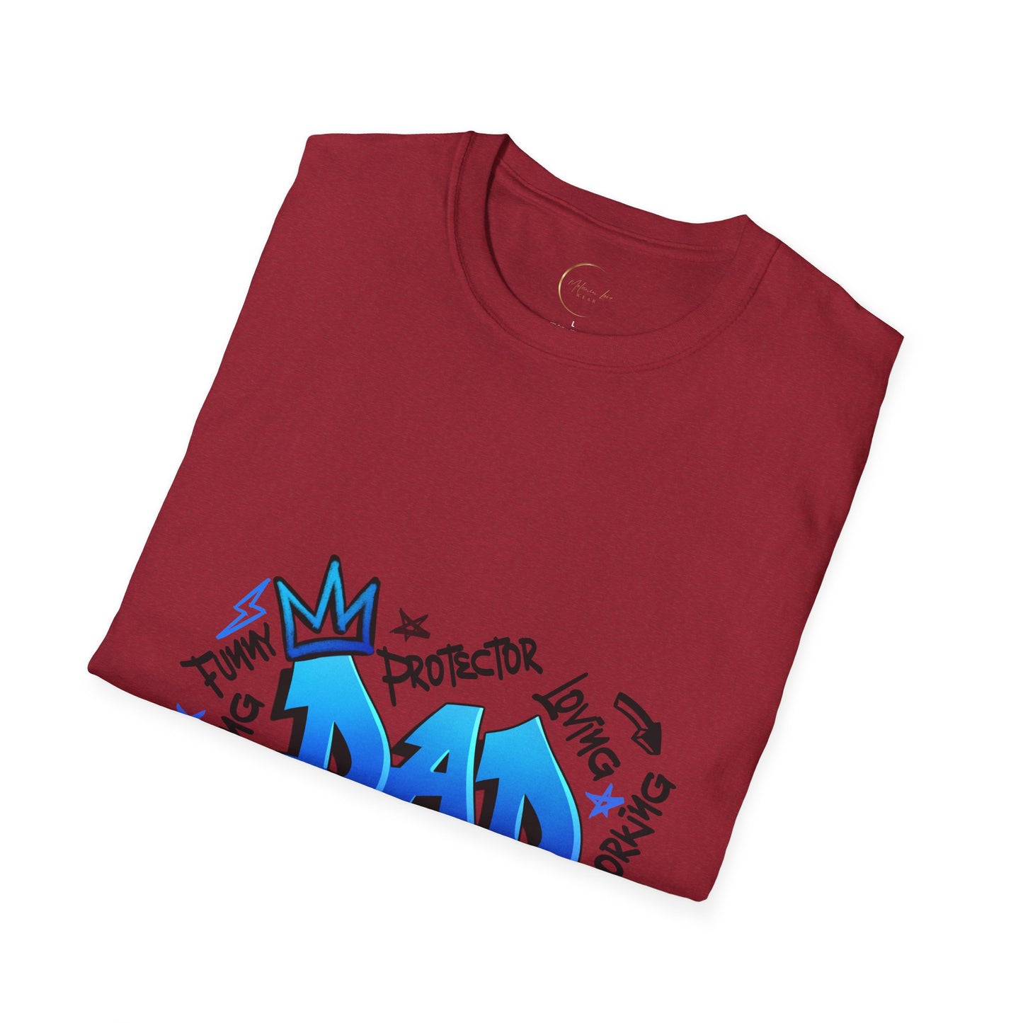 Unisex Softstyle Graffiti Dad T-Shirt