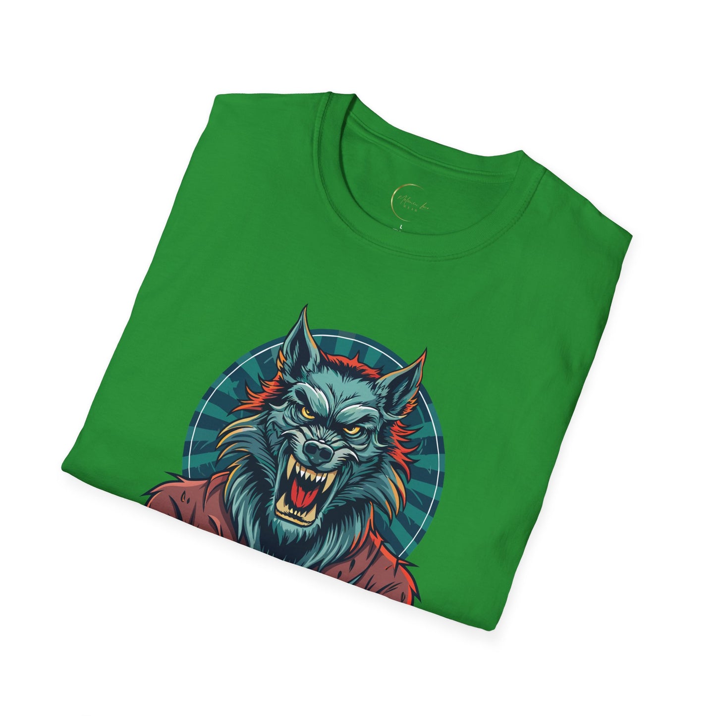 Unisex Softstyle Wolf Dad T-Shirt