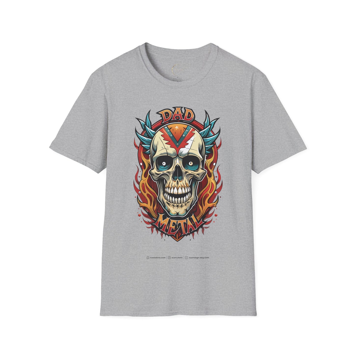 Unisex Softstyle Dad Metal T-Shirt