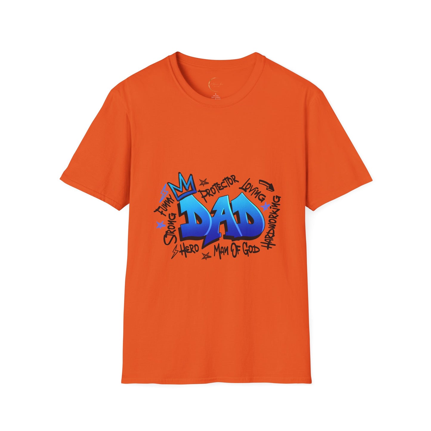 Unisex Softstyle Graffiti Dad T-Shirt