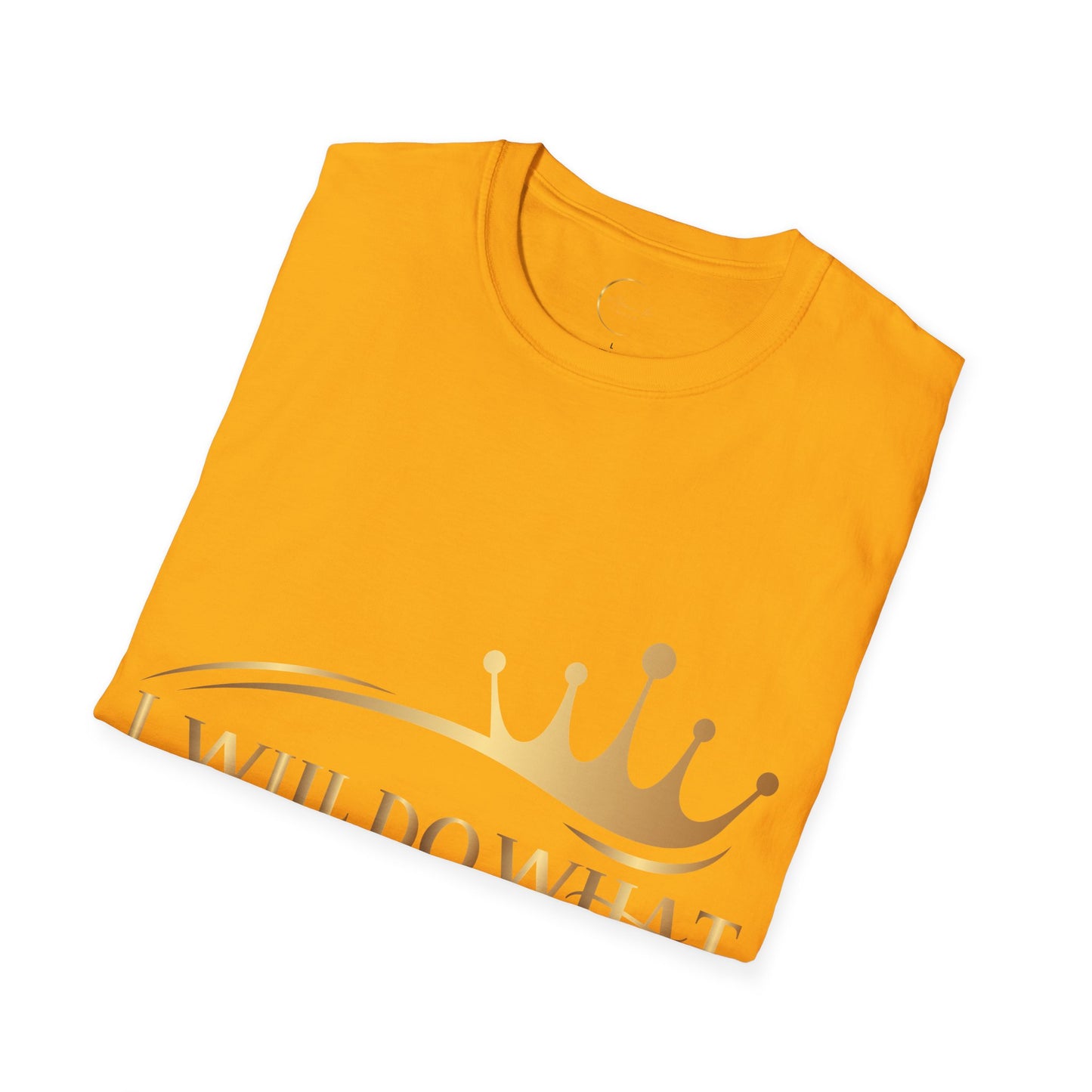 Unisex Softstyle I Will Do What Queens Do T-Shirt