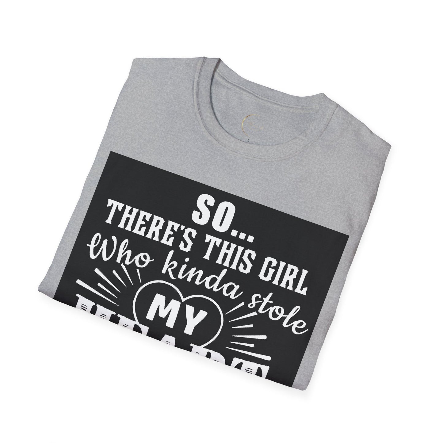 Unisex Softstyle My Heart Daddy T-Shirt