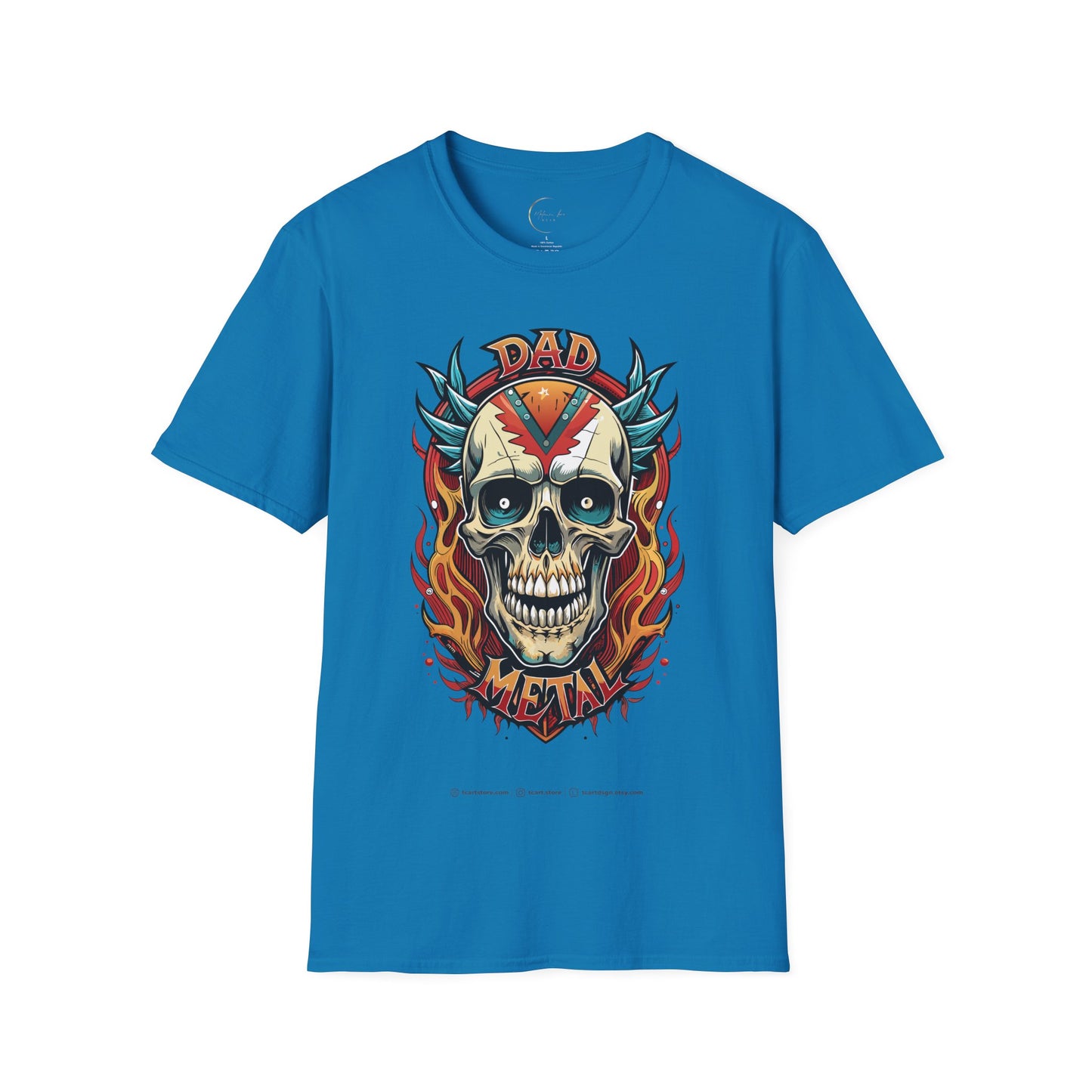 Unisex Softstyle Dad Metal T-Shirt