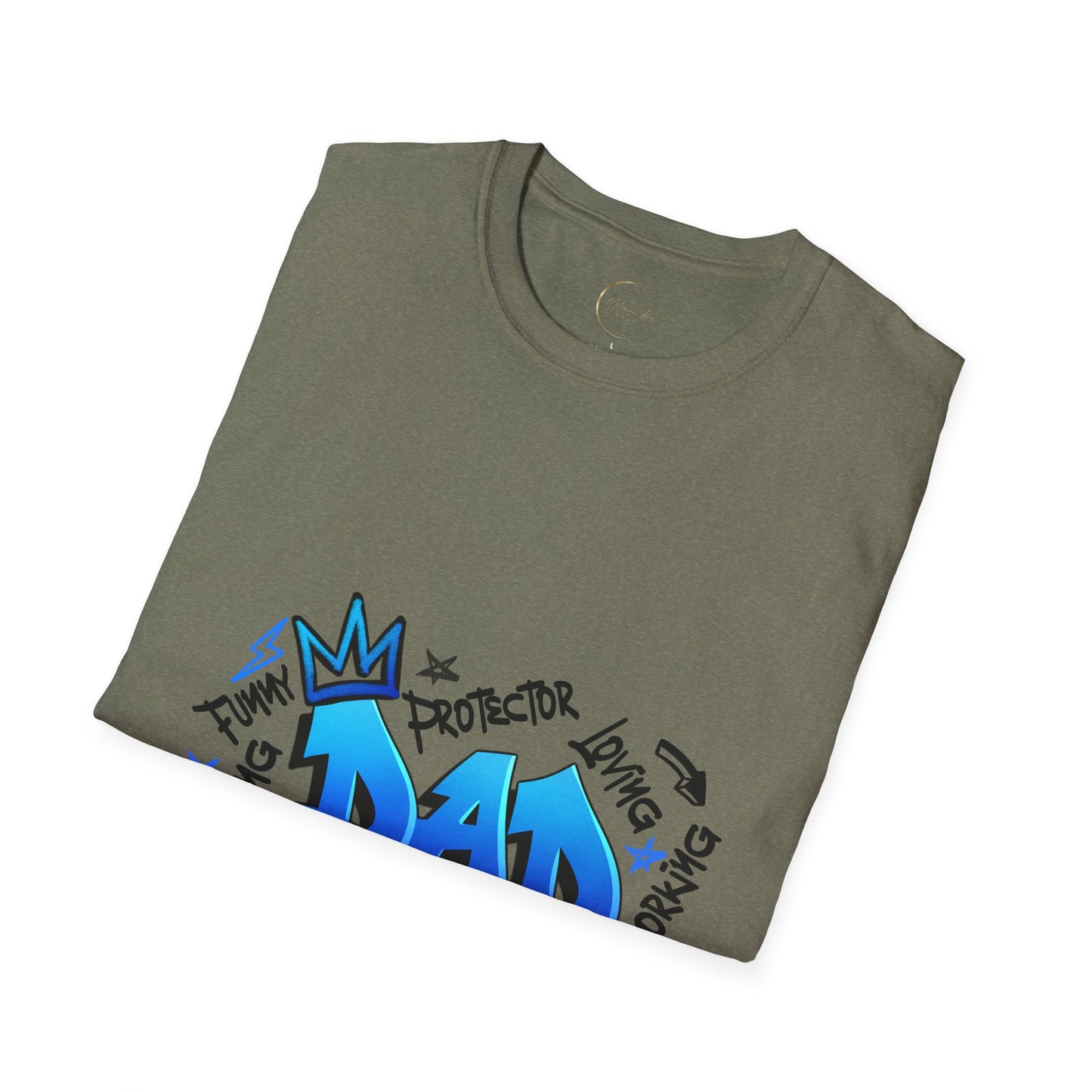 Unisex Softstyle Graffiti Dad T-Shirt