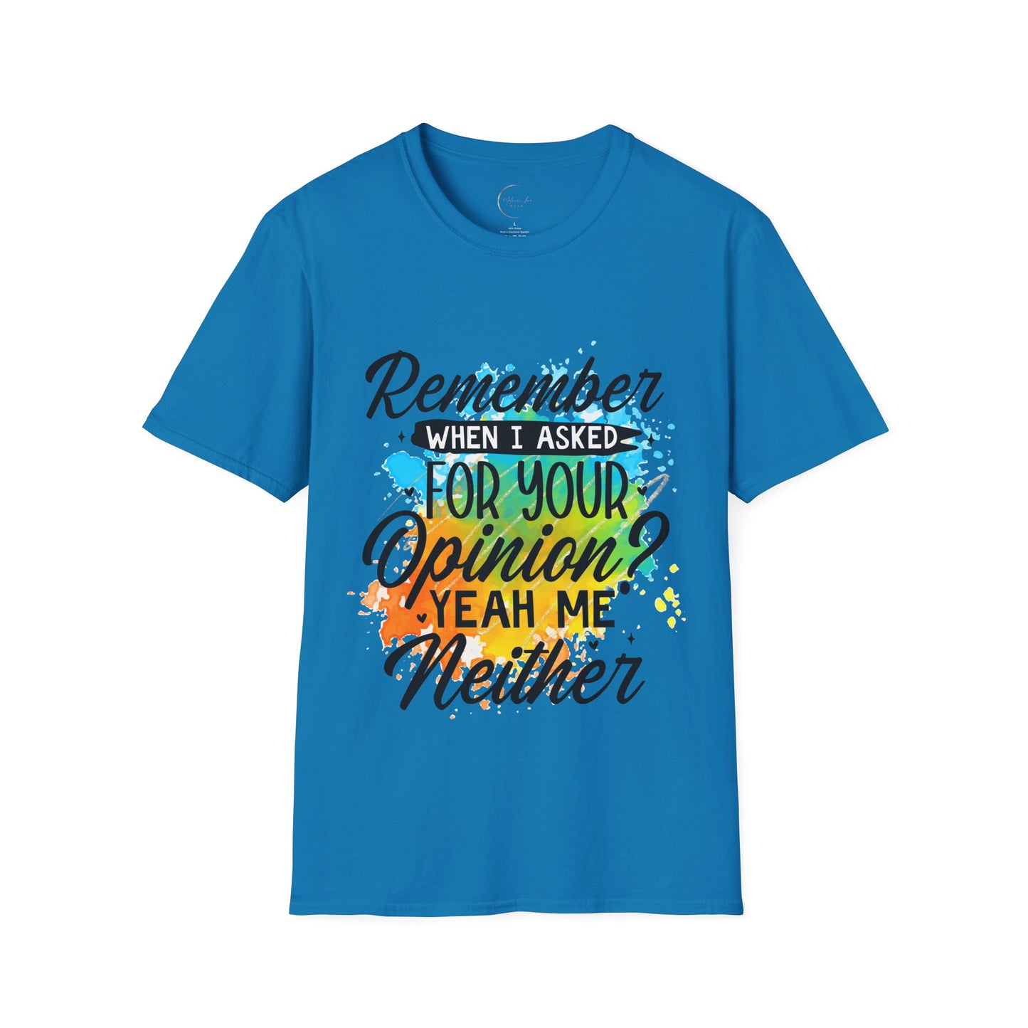 Unisex Softstyle Remember When  T-Shirt