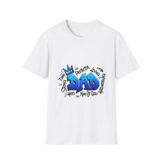 Unisex Softstyle Graffiti Dad T-Shirt
