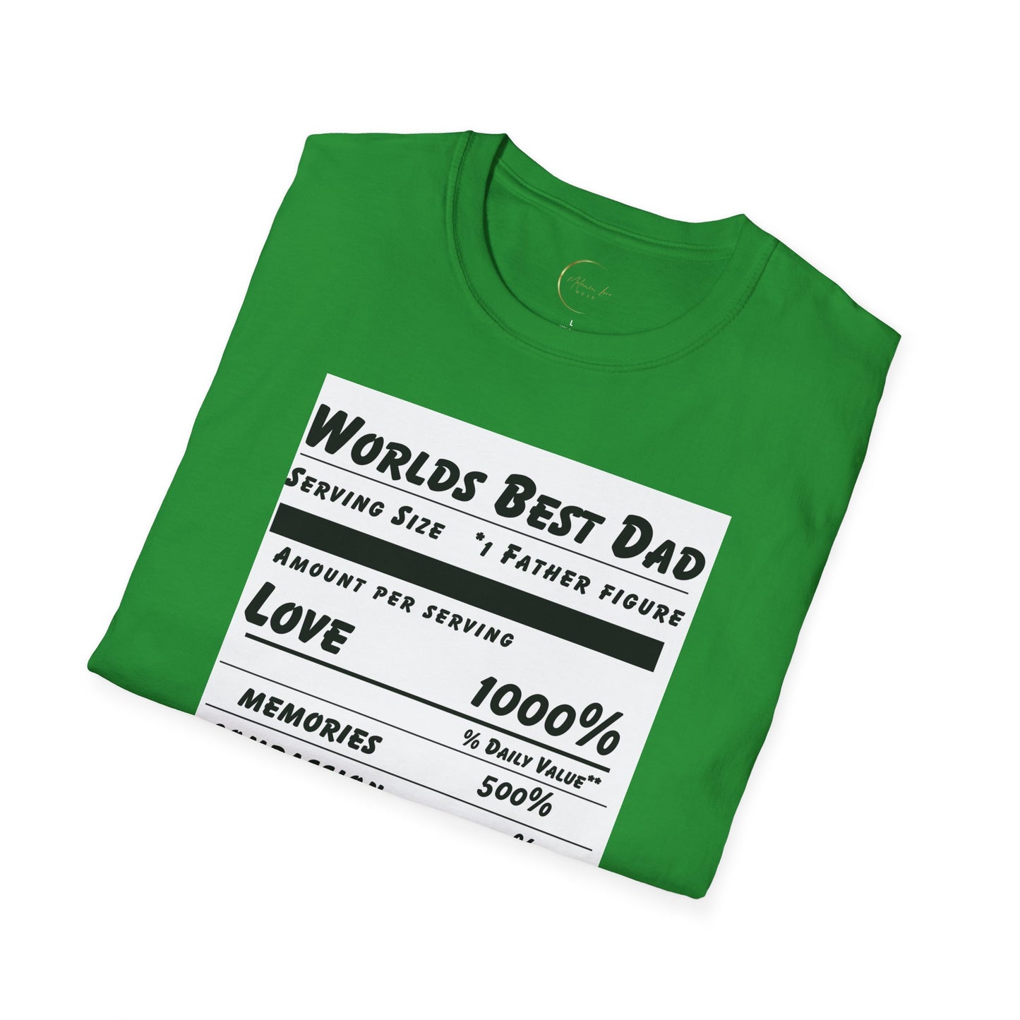 Unisex Softstyle World's Best Dad (Ingredients) T-Shirt