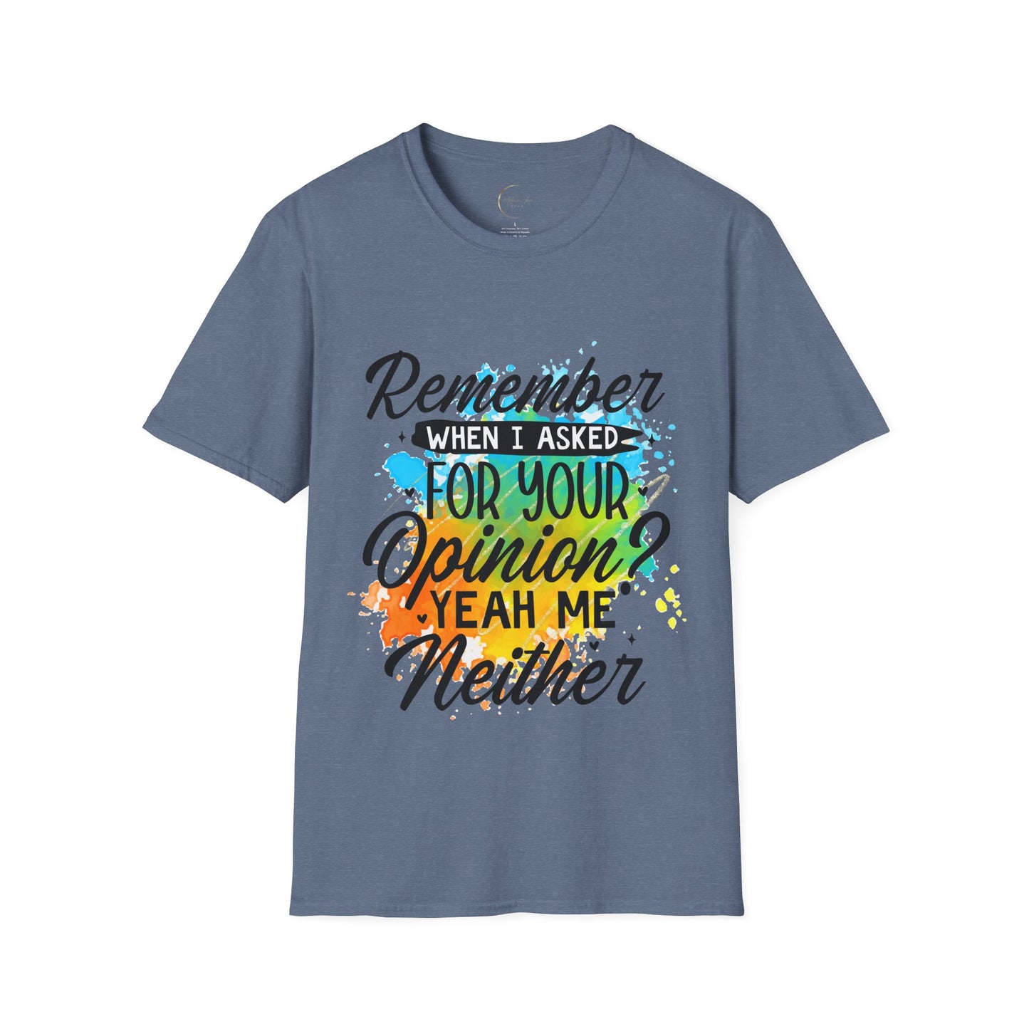Unisex Softstyle Remember When  T-Shirt