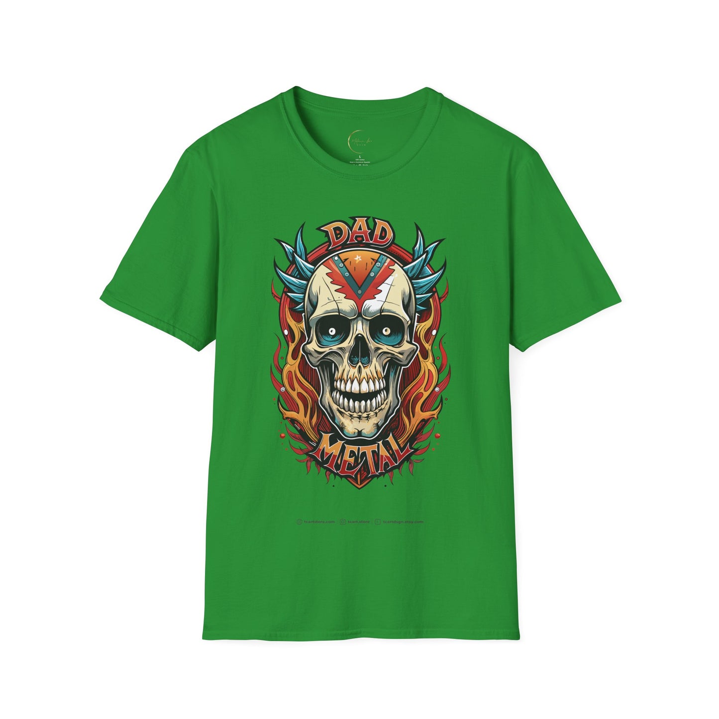 Unisex Softstyle Dad Metal T-Shirt