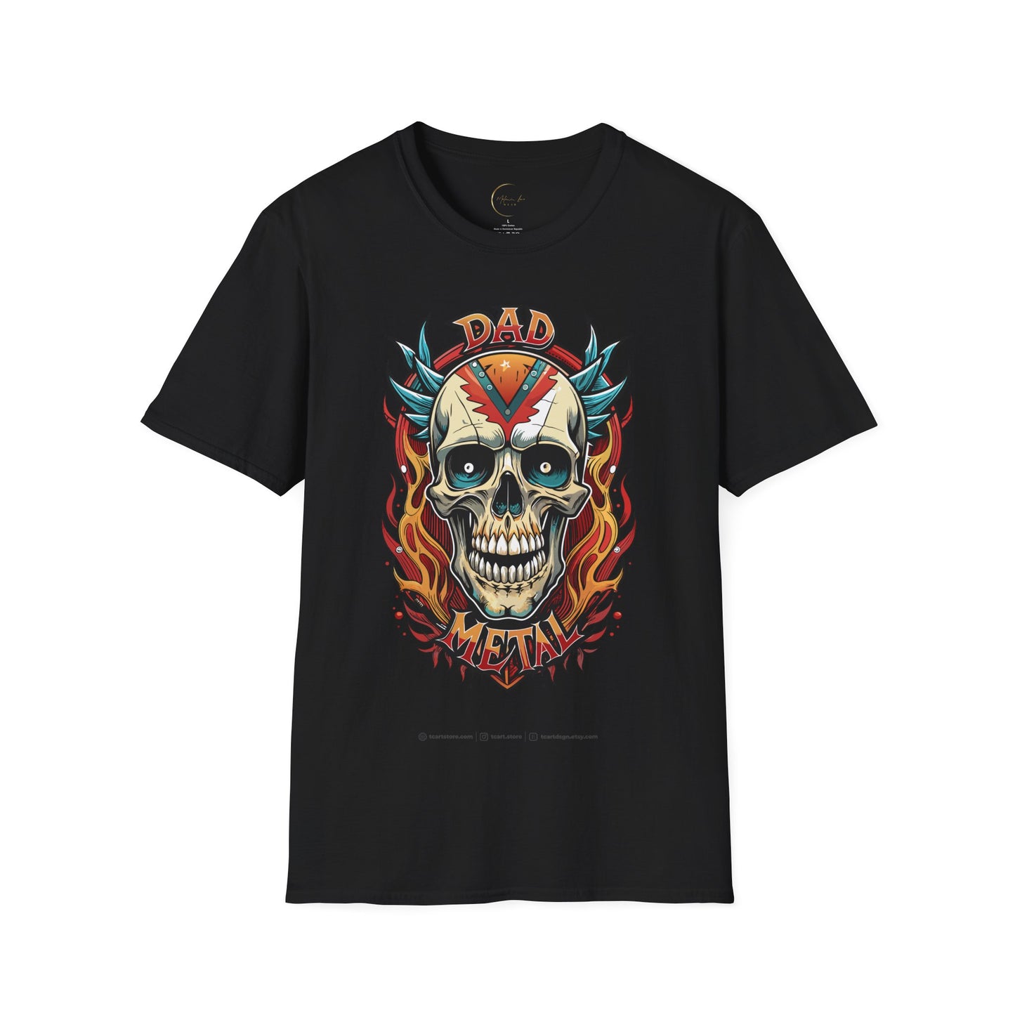 Unisex Softstyle Dad Metal T-Shirt