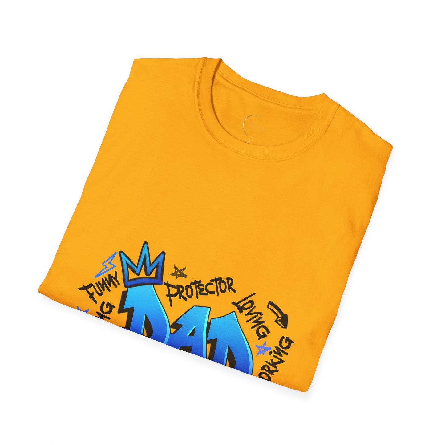Unisex Softstyle Graffiti Dad T-Shirt