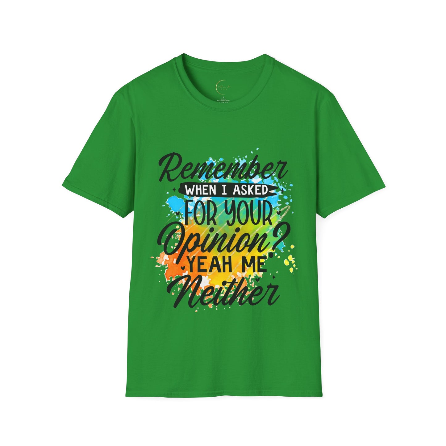Unisex Softstyle Remember When  T-Shirt