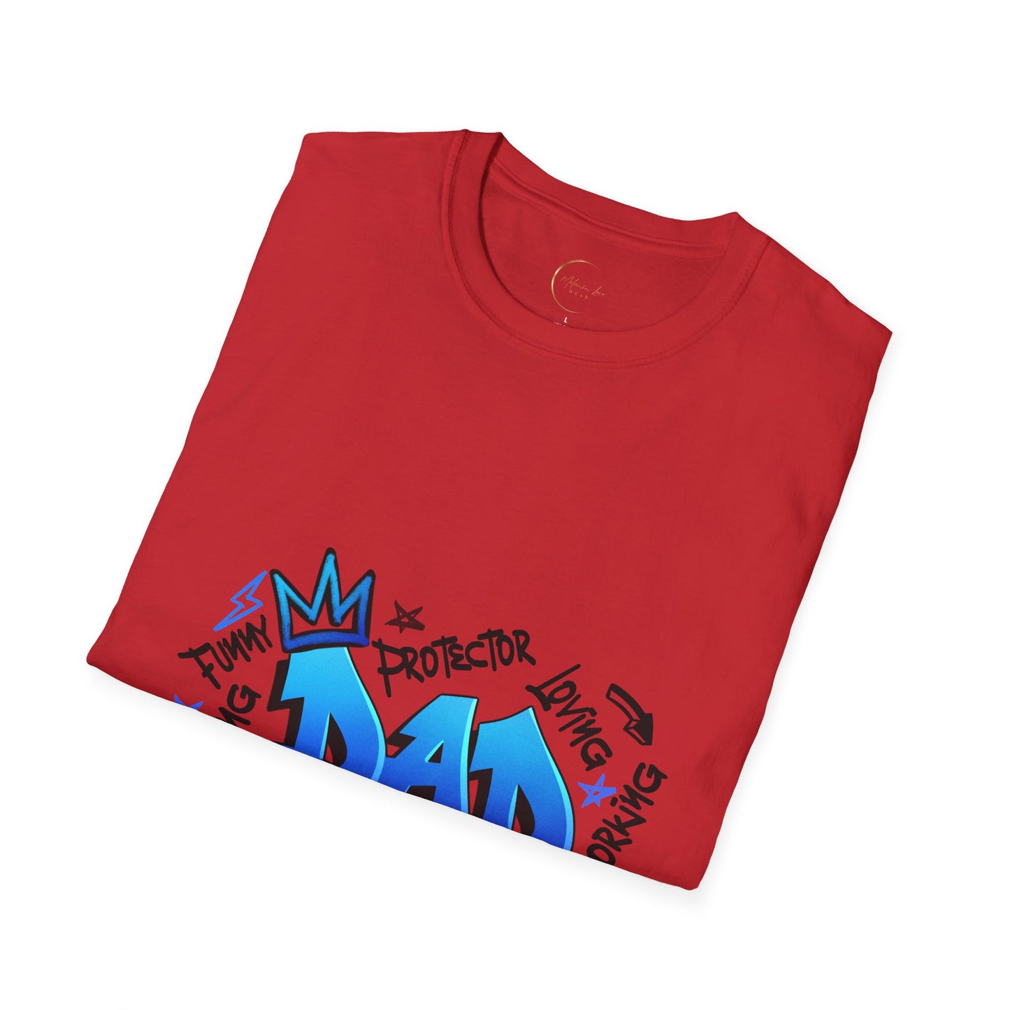 Unisex Softstyle Graffiti Dad T-Shirt