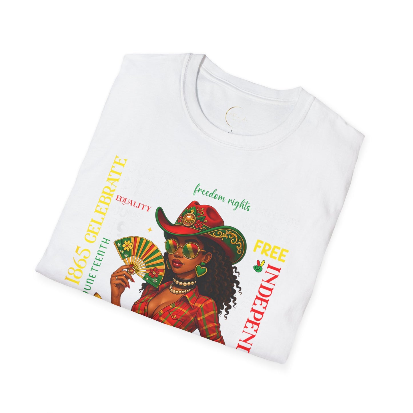 Juneteenth Celebration T-Shirt, Unisex Softstyle Tee, Black History Month Gift, Cultural Awareness Shirt, Independence Day Apparel