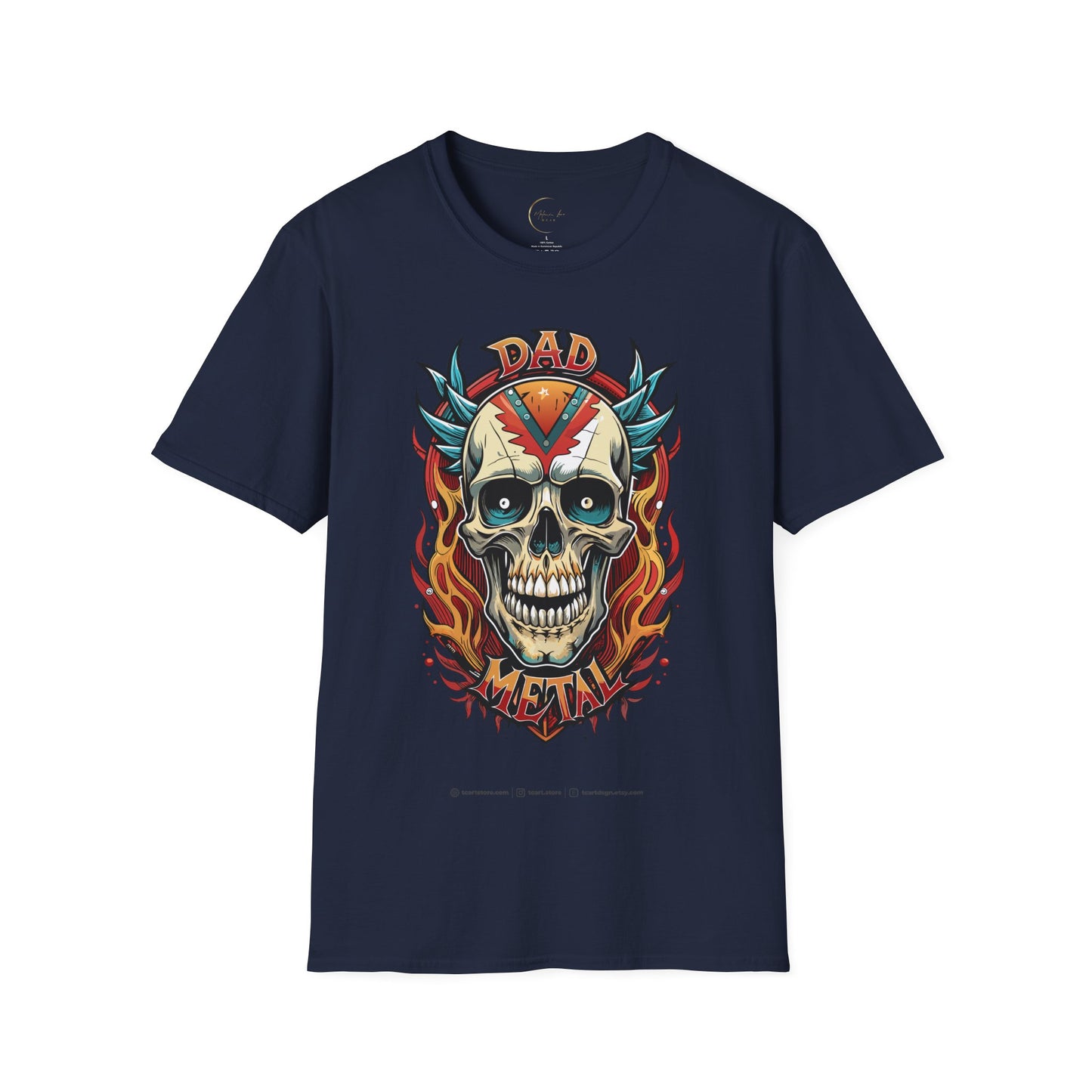 Unisex Softstyle Dad Metal T-Shirt
