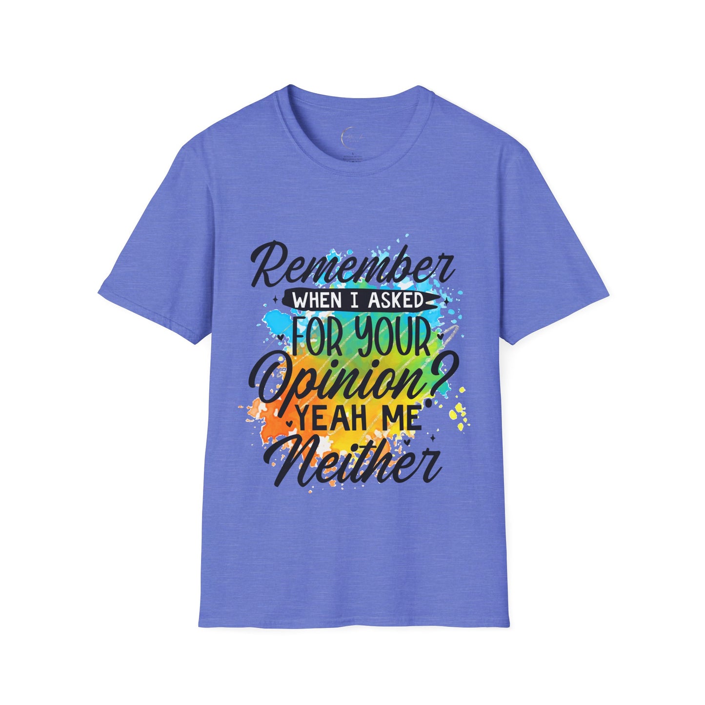 Unisex Softstyle Remember When  T-Shirt