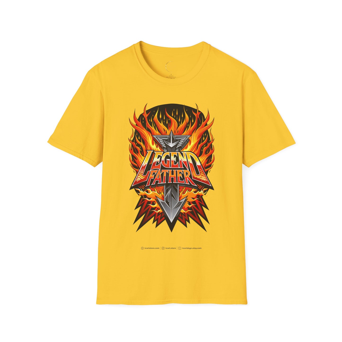 Unisex Softstyle Legend Father T-Shirt