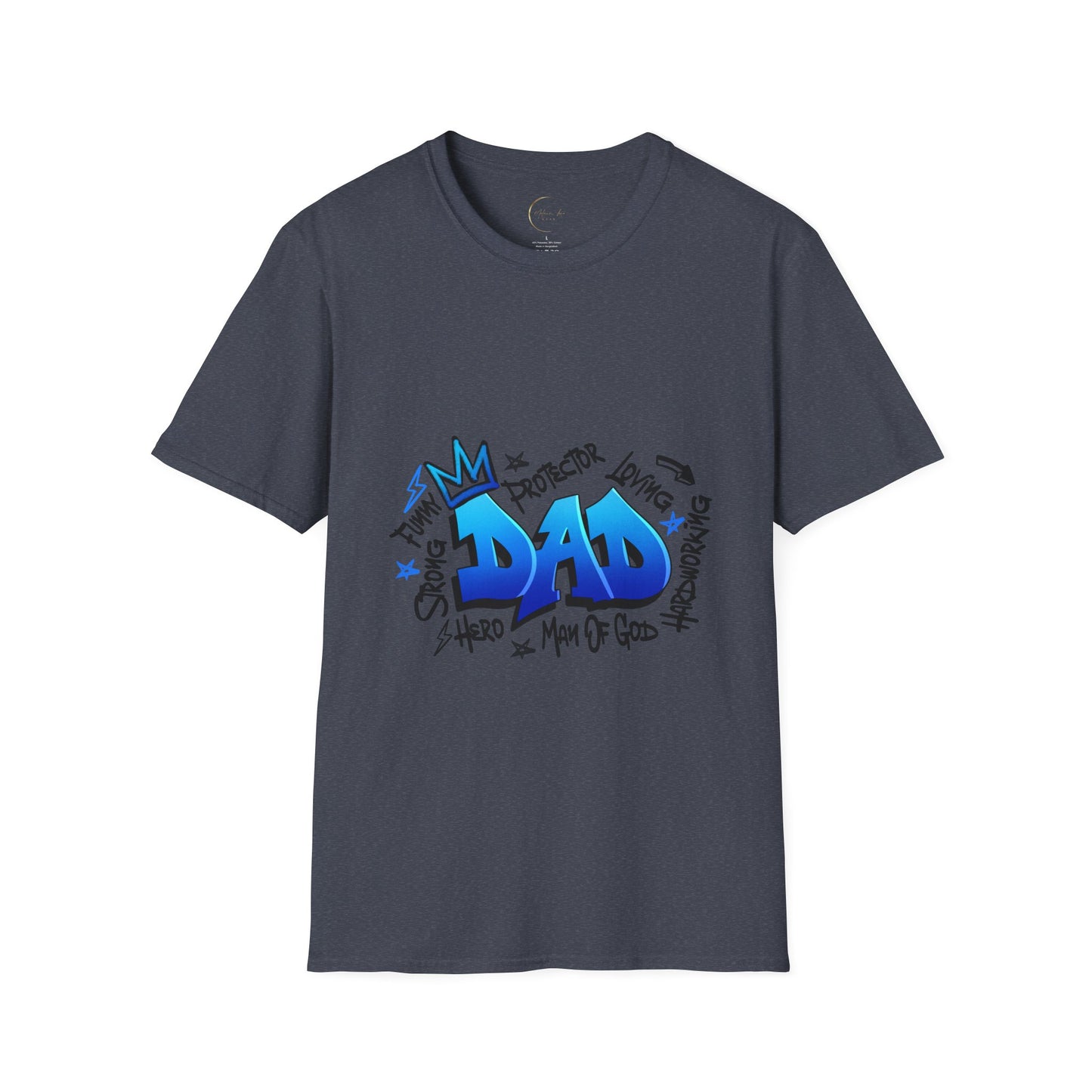 Unisex Softstyle Graffiti Dad T-Shirt