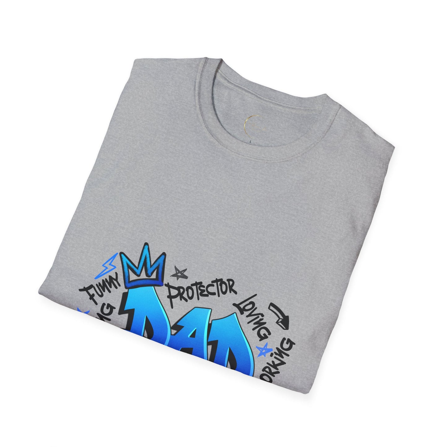 Unisex Softstyle Graffiti Dad T-Shirt