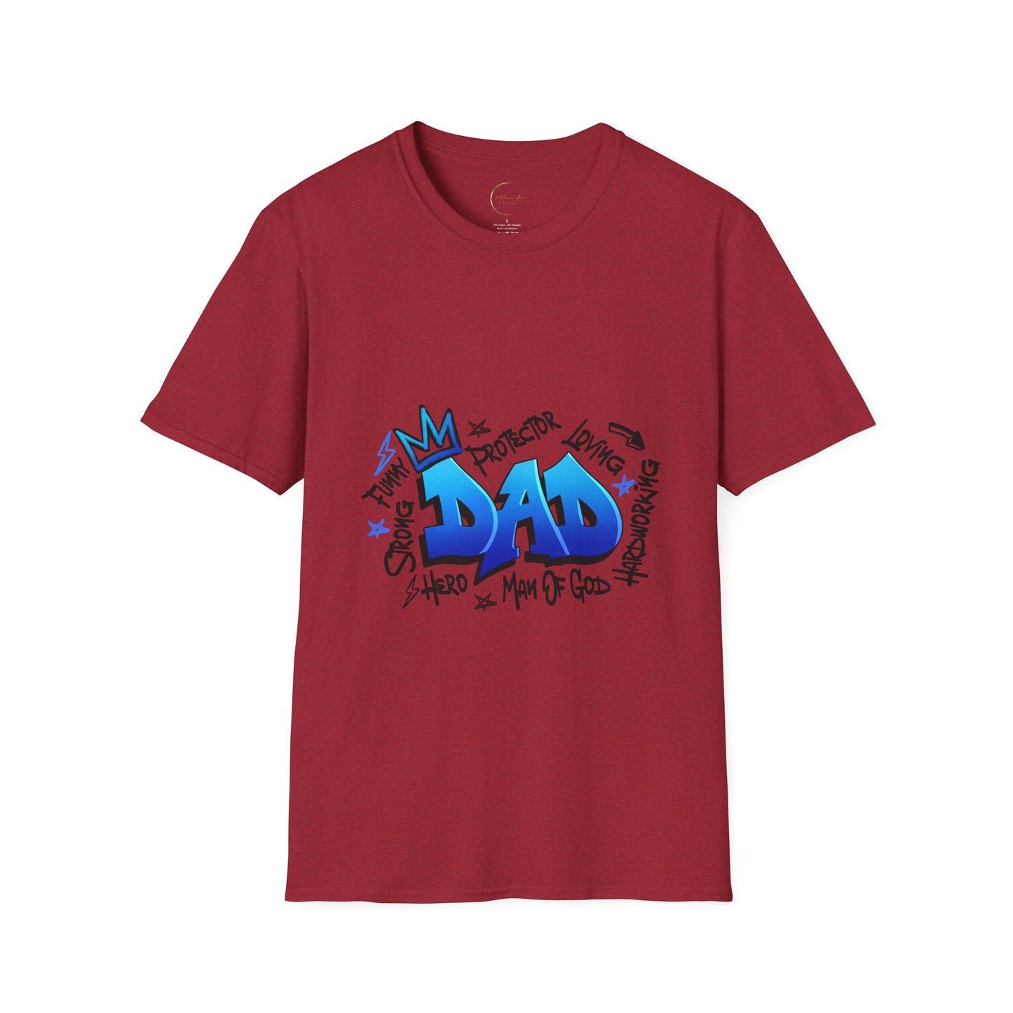 Unisex Softstyle Graffiti Dad T-Shirt
