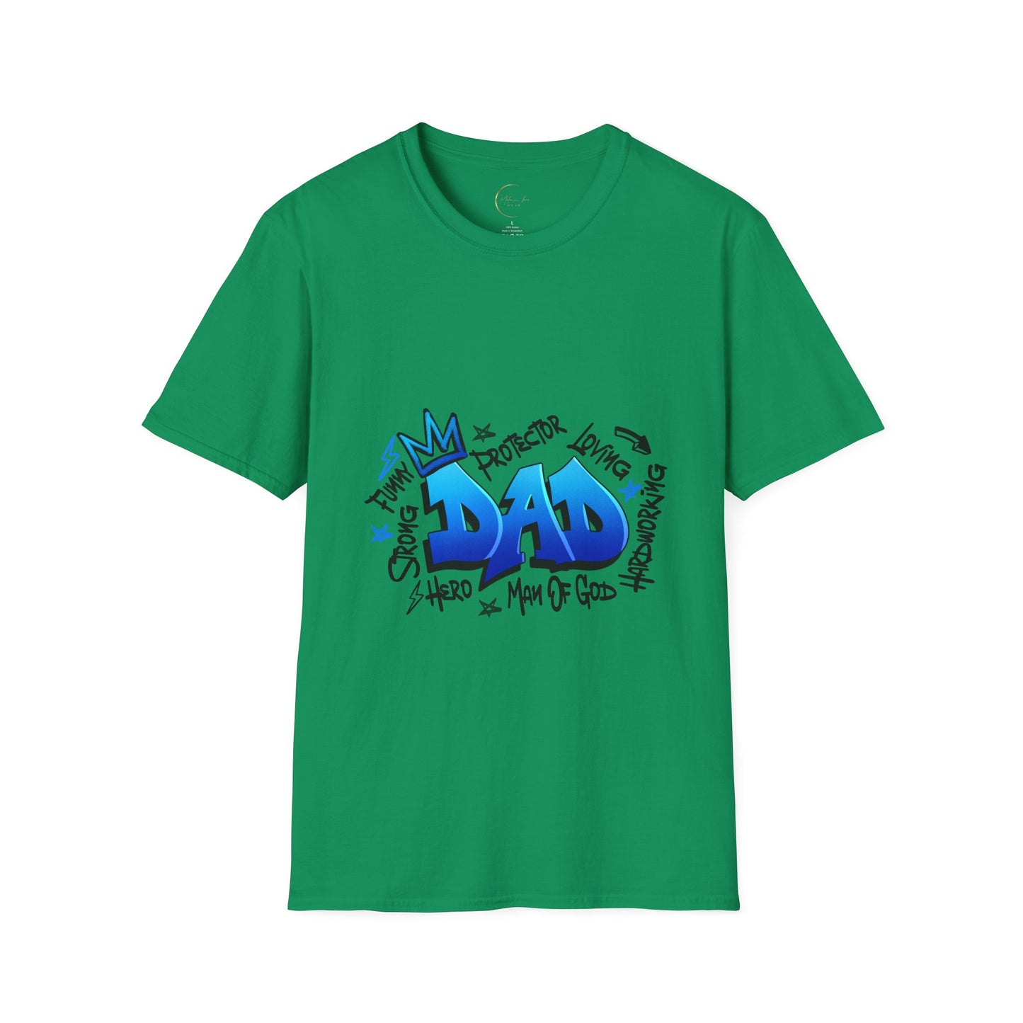 Unisex Softstyle Graffiti Dad T-Shirt