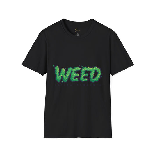 Casual Weed T-Shirt, Trendy Graphic Tee, Stoner Apparel, Gift for Smokers, 420 Friendly Top