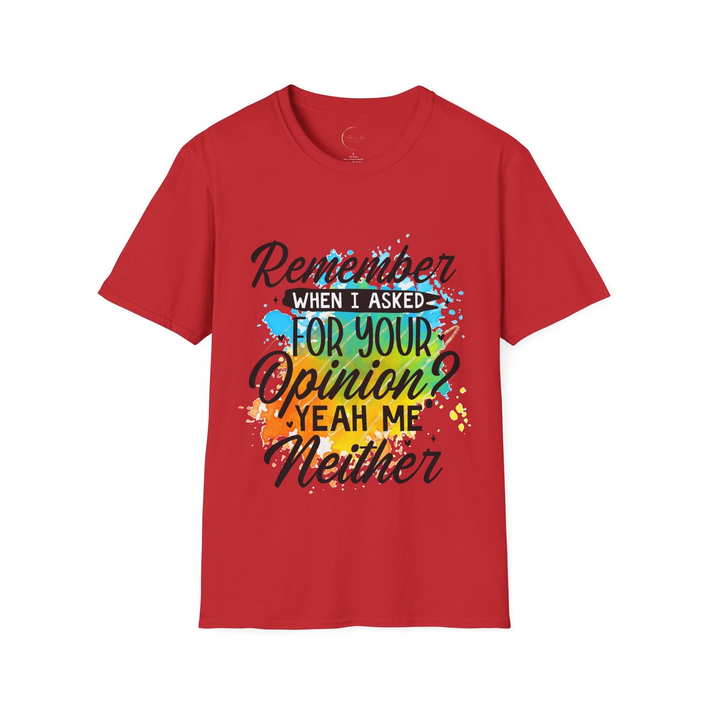 Unisex Softstyle Remember When  T-Shirt