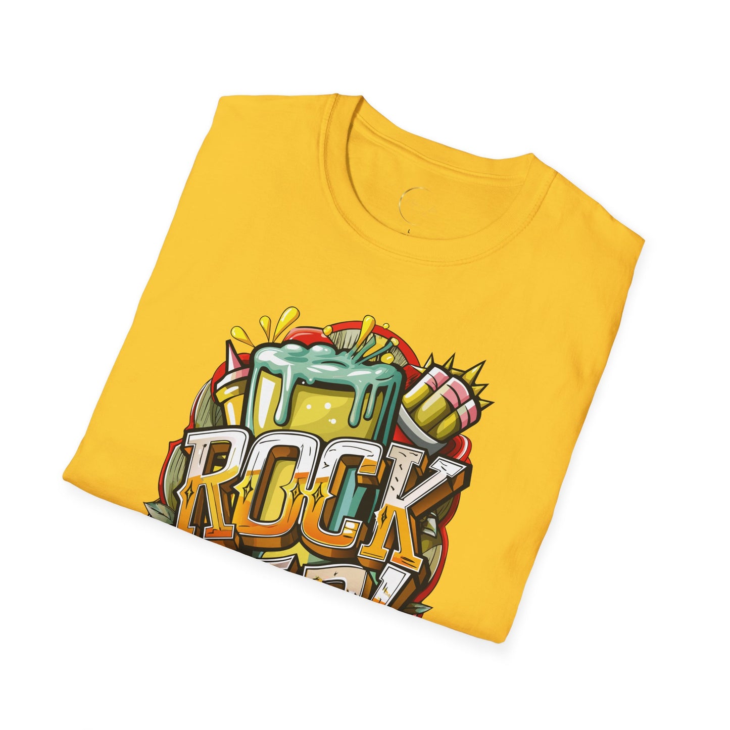 Unisex Softstyle Rock Dad T-Shirt