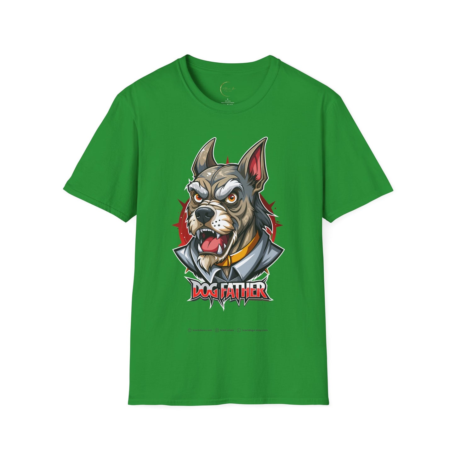 Unisex Softstyle Dog Father T-Shirt