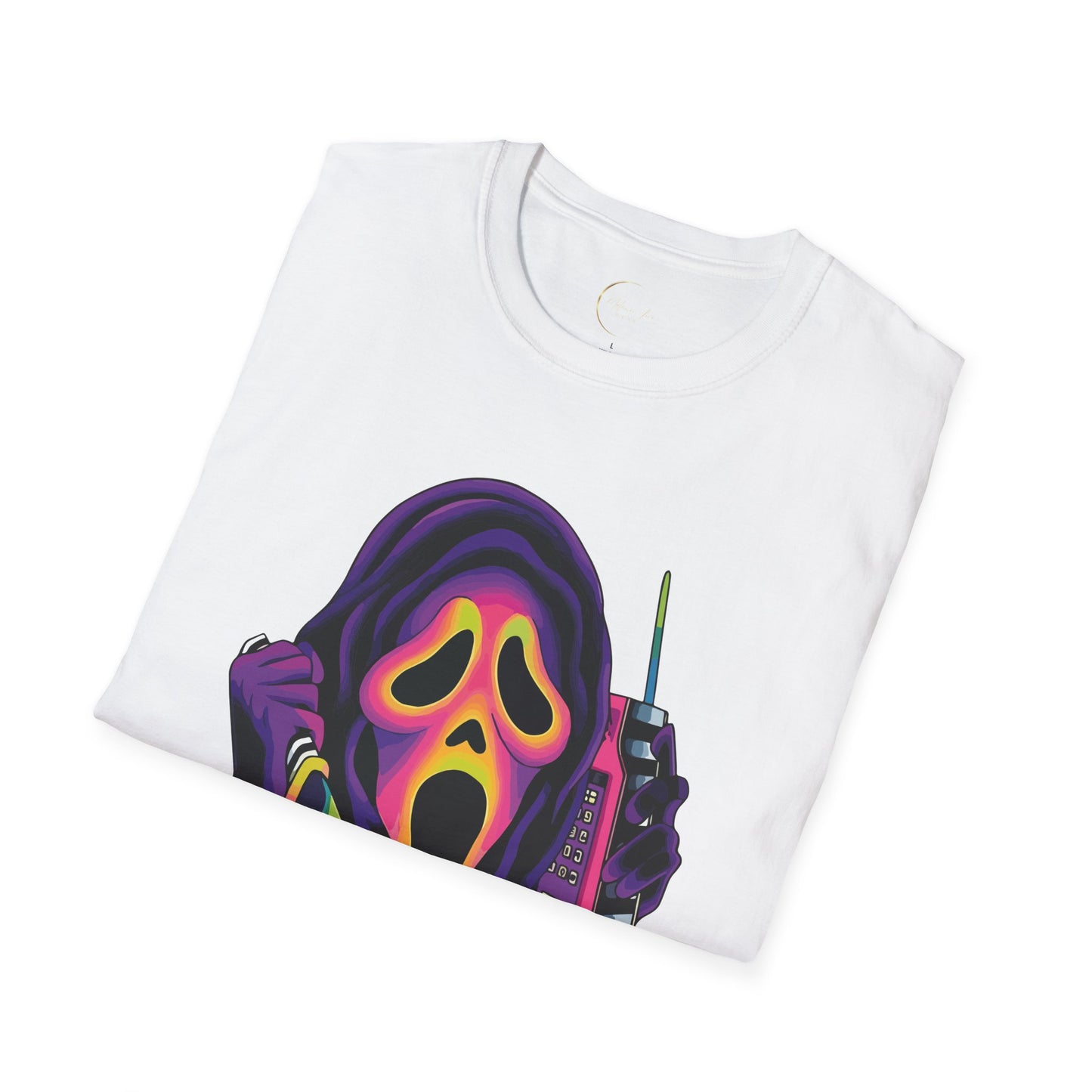 Scream Phone Graphic T-Shirt - Fun Unisex Style