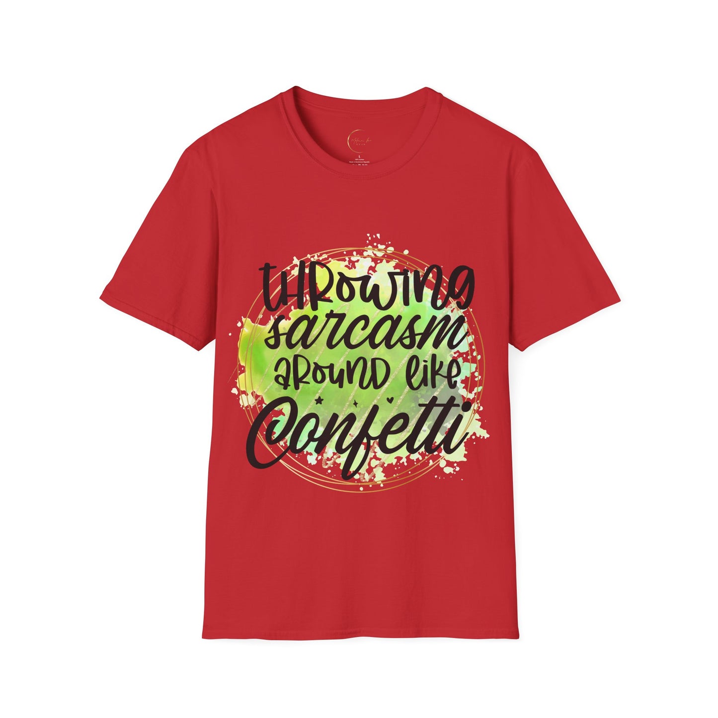 Unisex Softstyle Throwing Sarcasm T-Shirt
