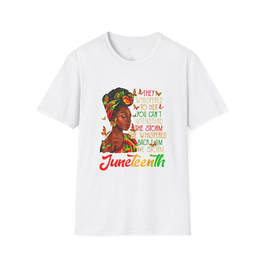 Juneteenth Celebration T-Shirt, Unisex Softstyle Tee for Freedom Events, African American Heritage, Juneteenth Gift, Comfortable Casual Wear