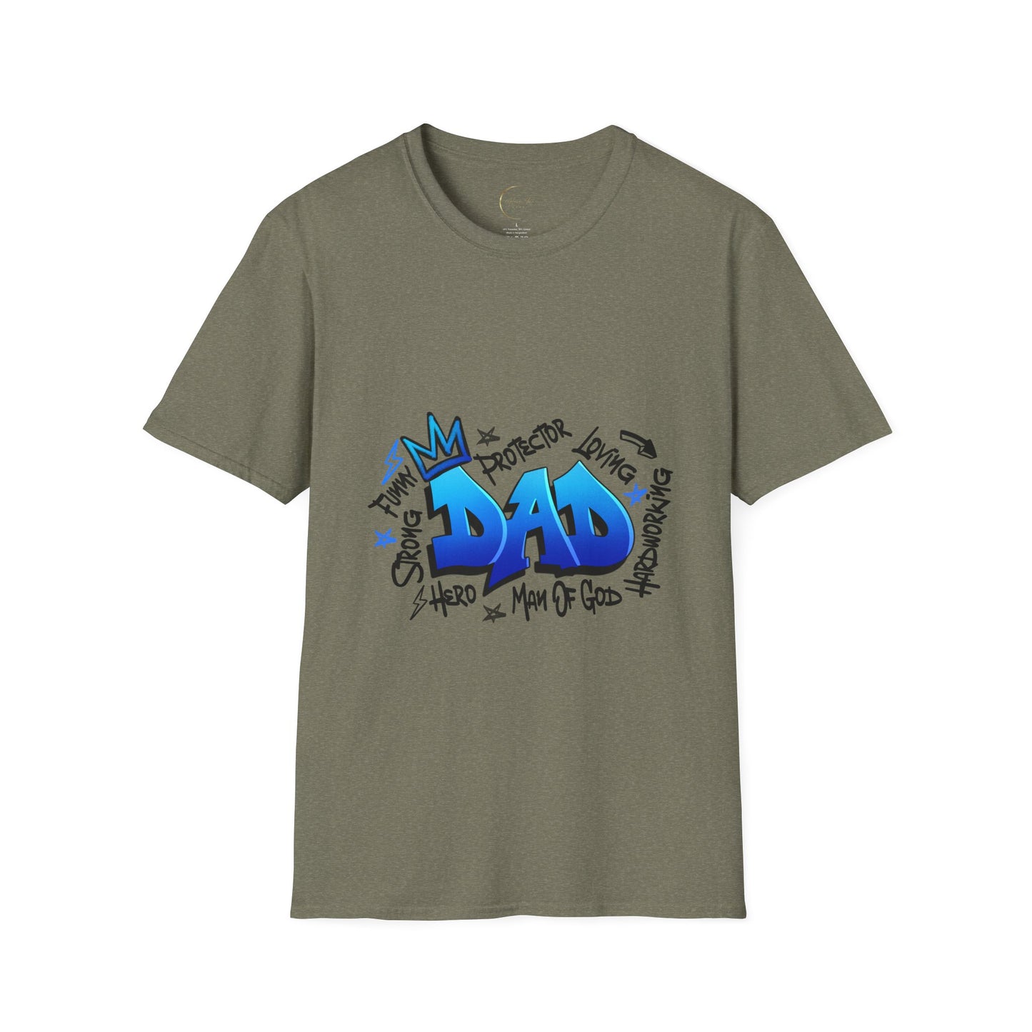 Unisex Softstyle Graffiti Dad T-Shirt