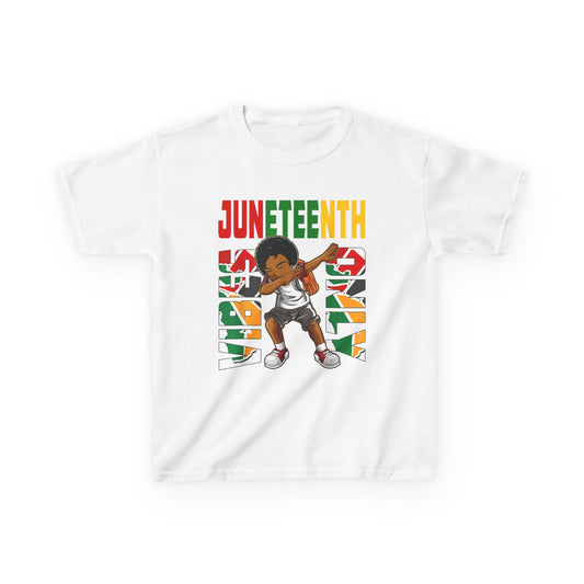 Little Boy Juneteenth Vibes Tee