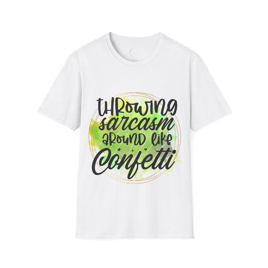 Unisex Softstyle Throwing Sarcasm T-Shirt