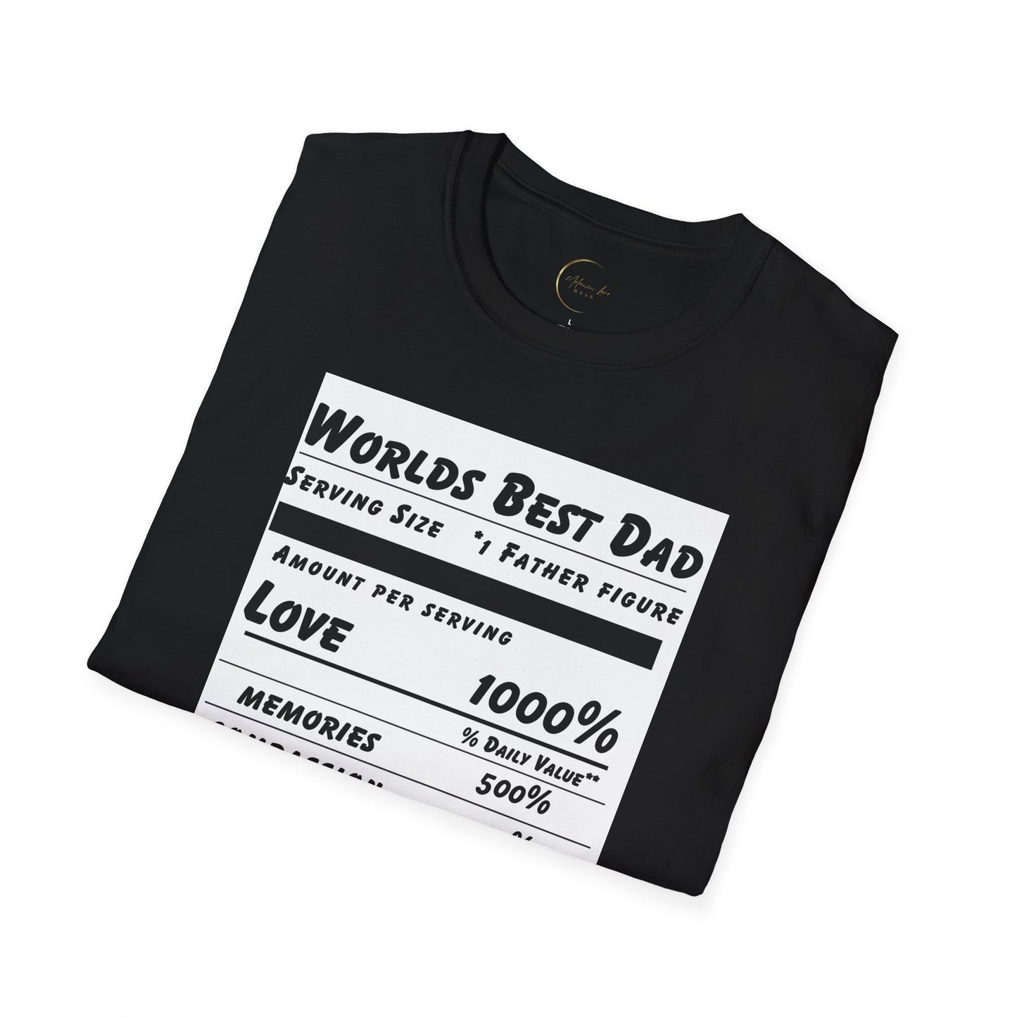 Unisex Softstyle World's Best Dad (Ingredients) T-Shirt