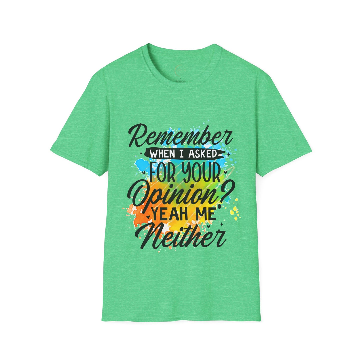 Unisex Softstyle Remember When  T-Shirt