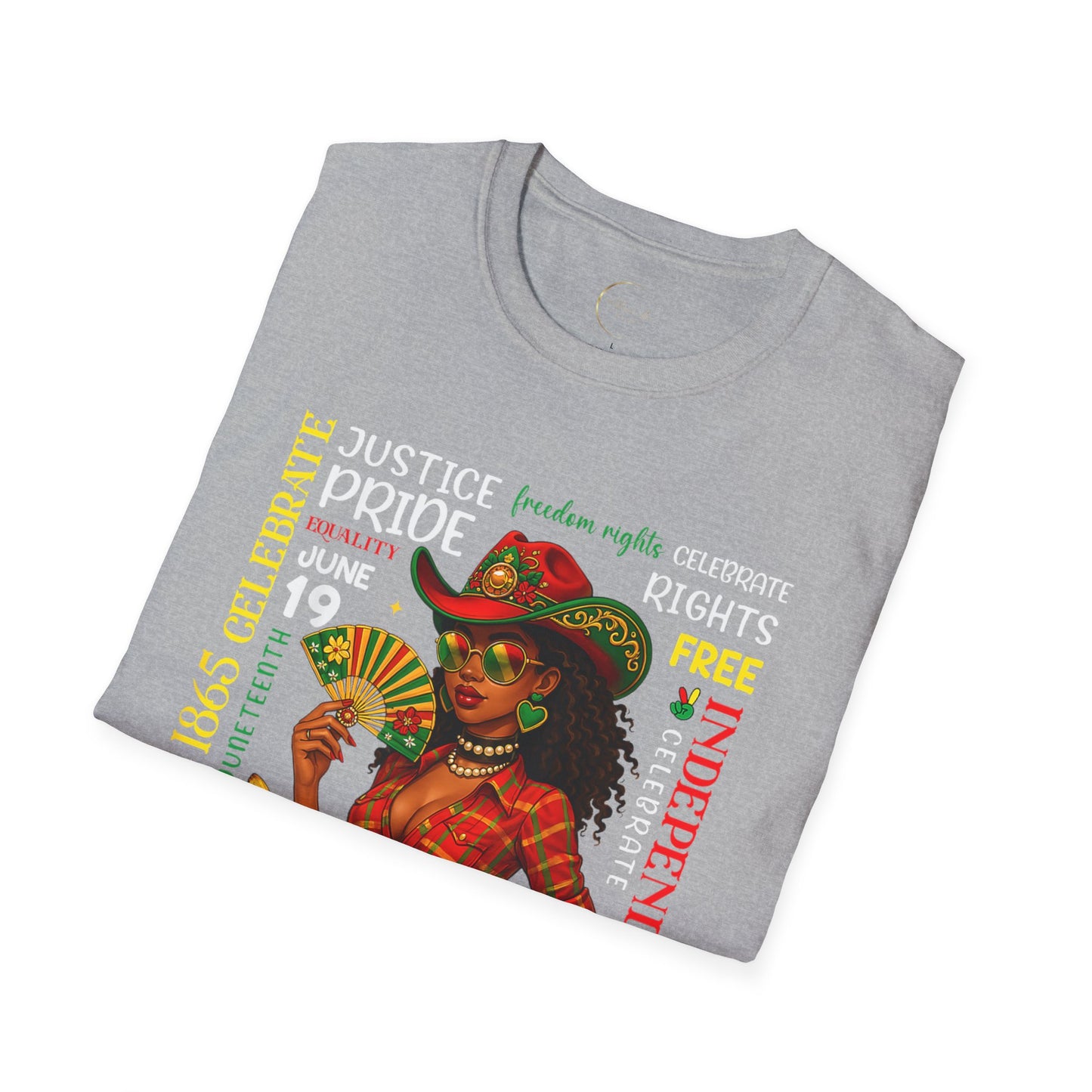 Juneteenth Celebration T-Shirt, Unisex Softstyle Tee, Black History Month Gift, Cultural Awareness Shirt, Independence Day Apparel