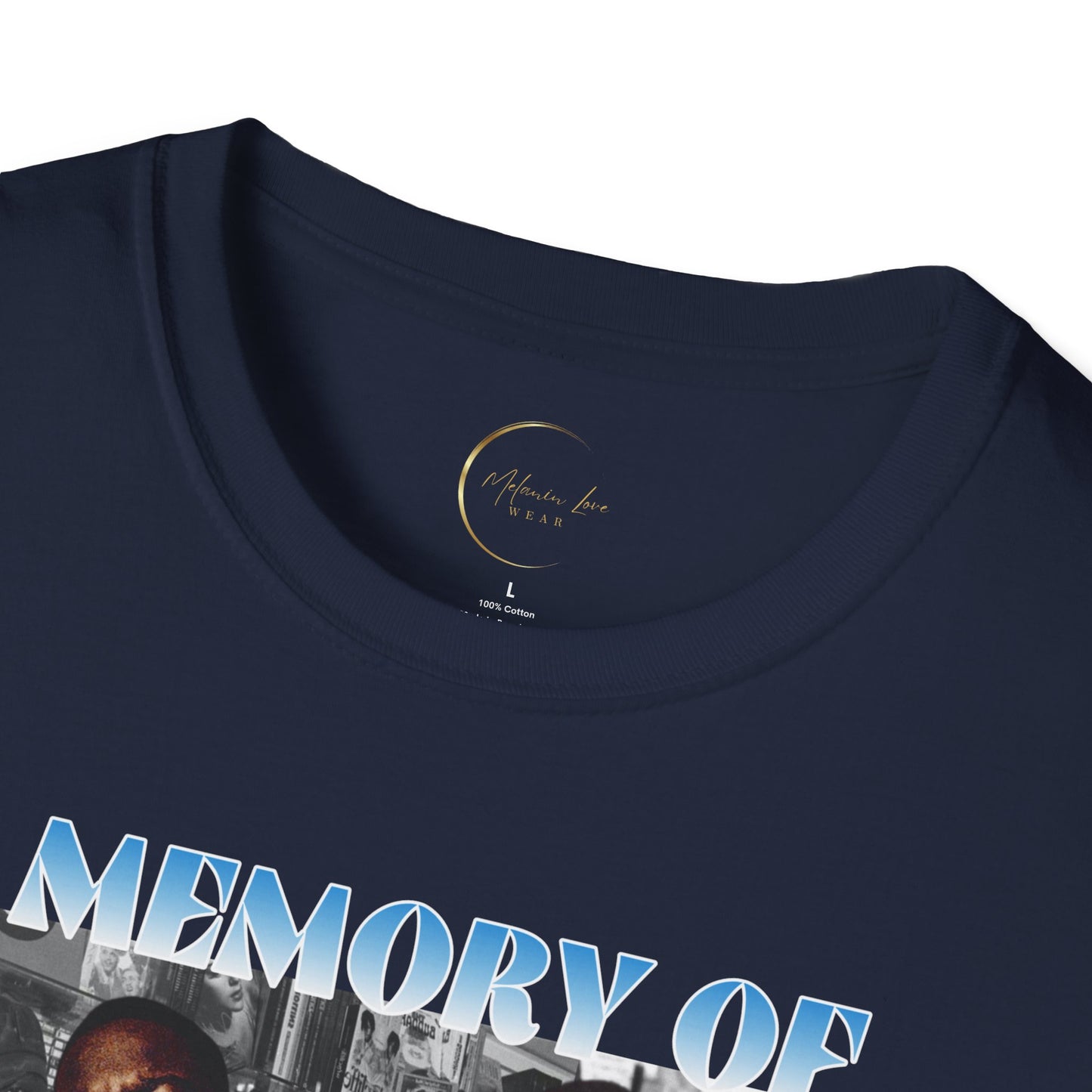 In Memory of Biggie Unisex Softstyle T-Shirt, Hip Hop Tribute Tee, Nostalgic Music Shirt, Hip Hop Fashion, Gift for Fans, Streetwear