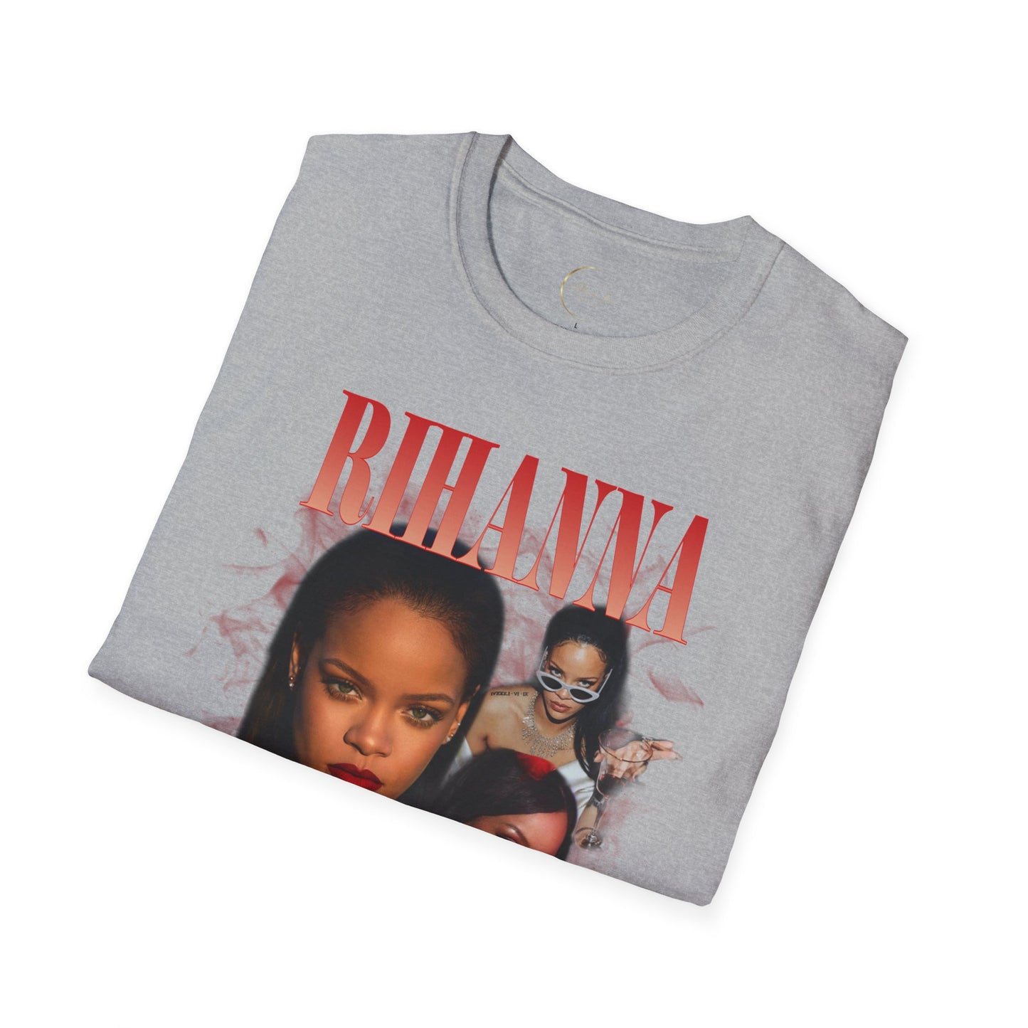 Rihanna Unisex Softstyle T-Shirt | Casual Fashion, Music Lover Gift, Birthday Gift, Concert Tee, Unique Style