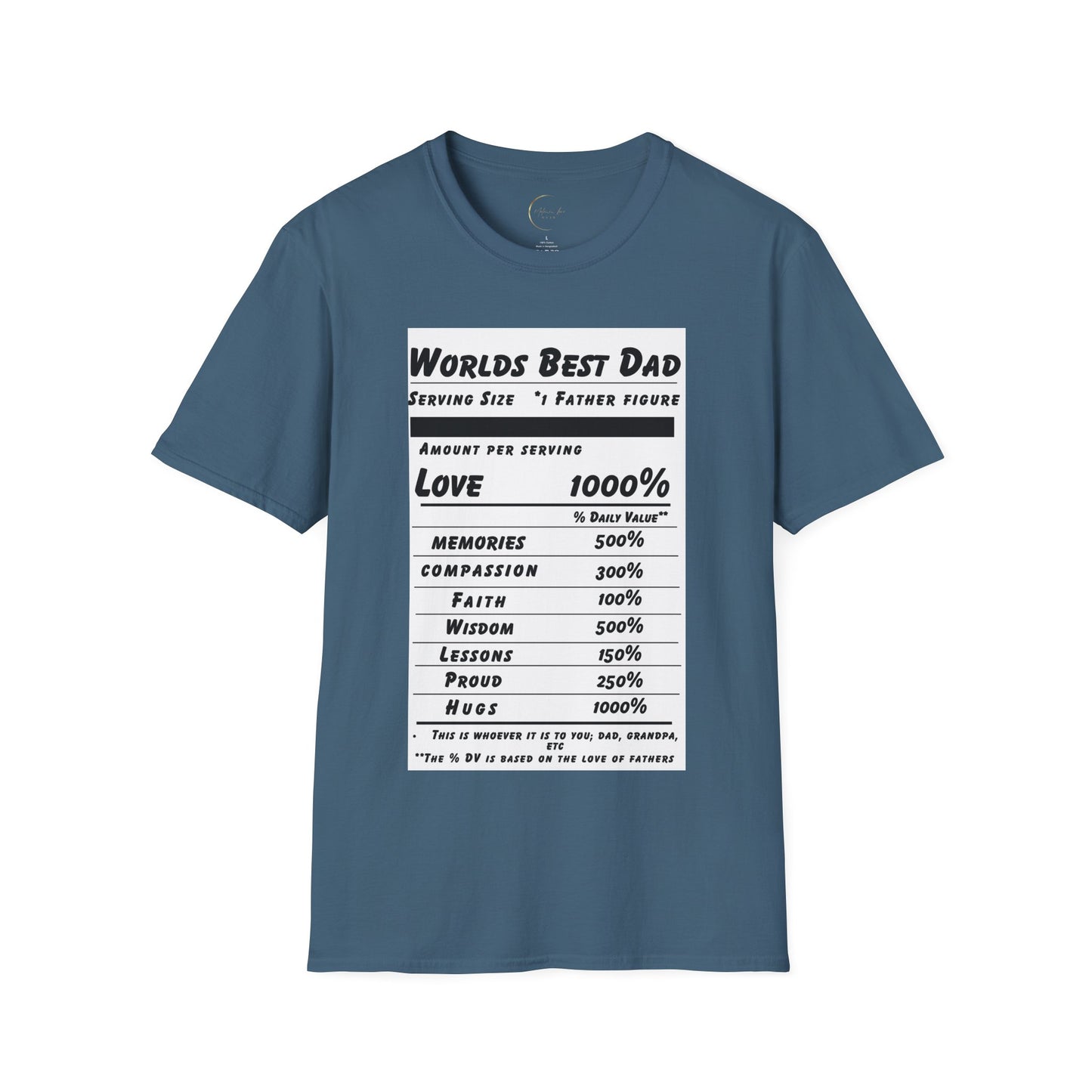 Unisex Softstyle World's Best Dad (Ingredients) T-Shirt