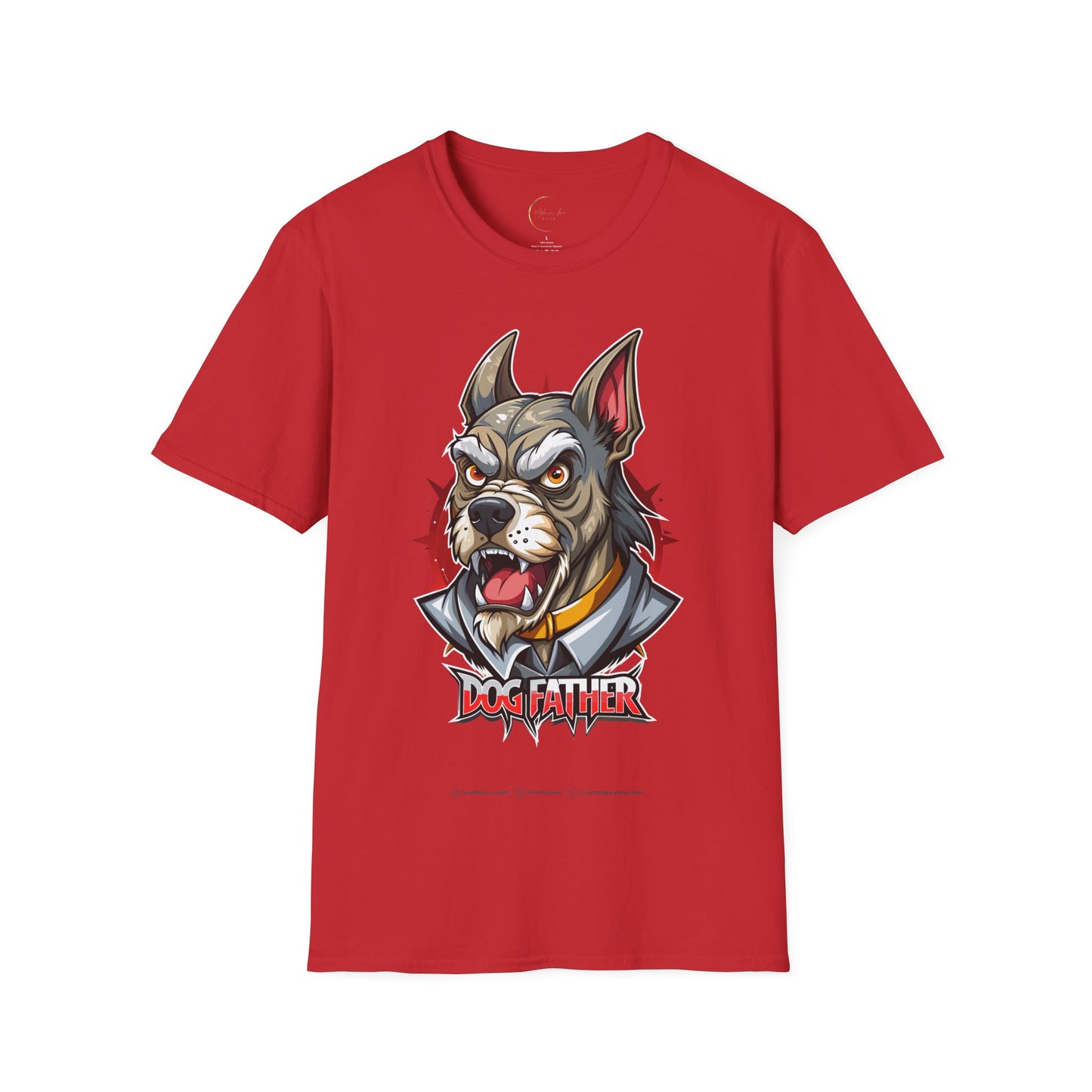 Unisex Softstyle Dog Father T-Shirt