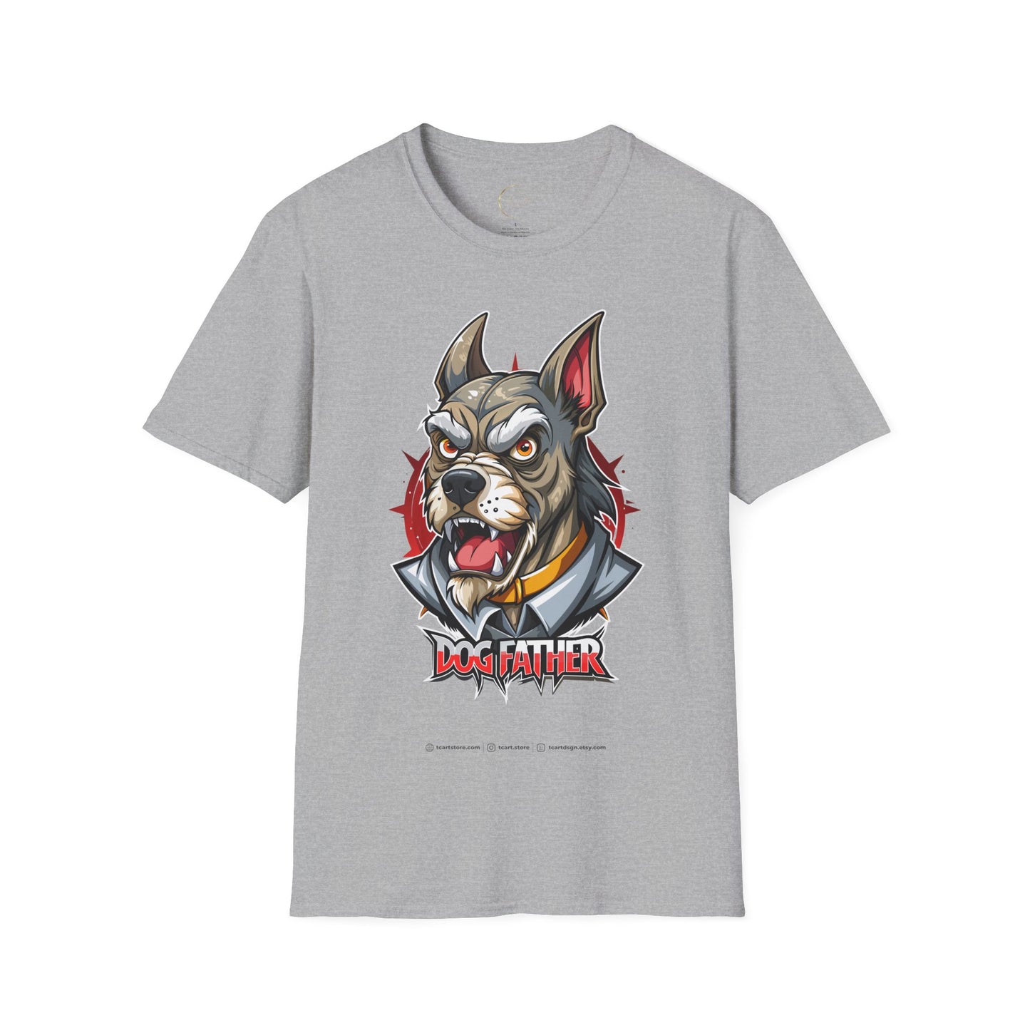 Unisex Softstyle Dog Father T-Shirt