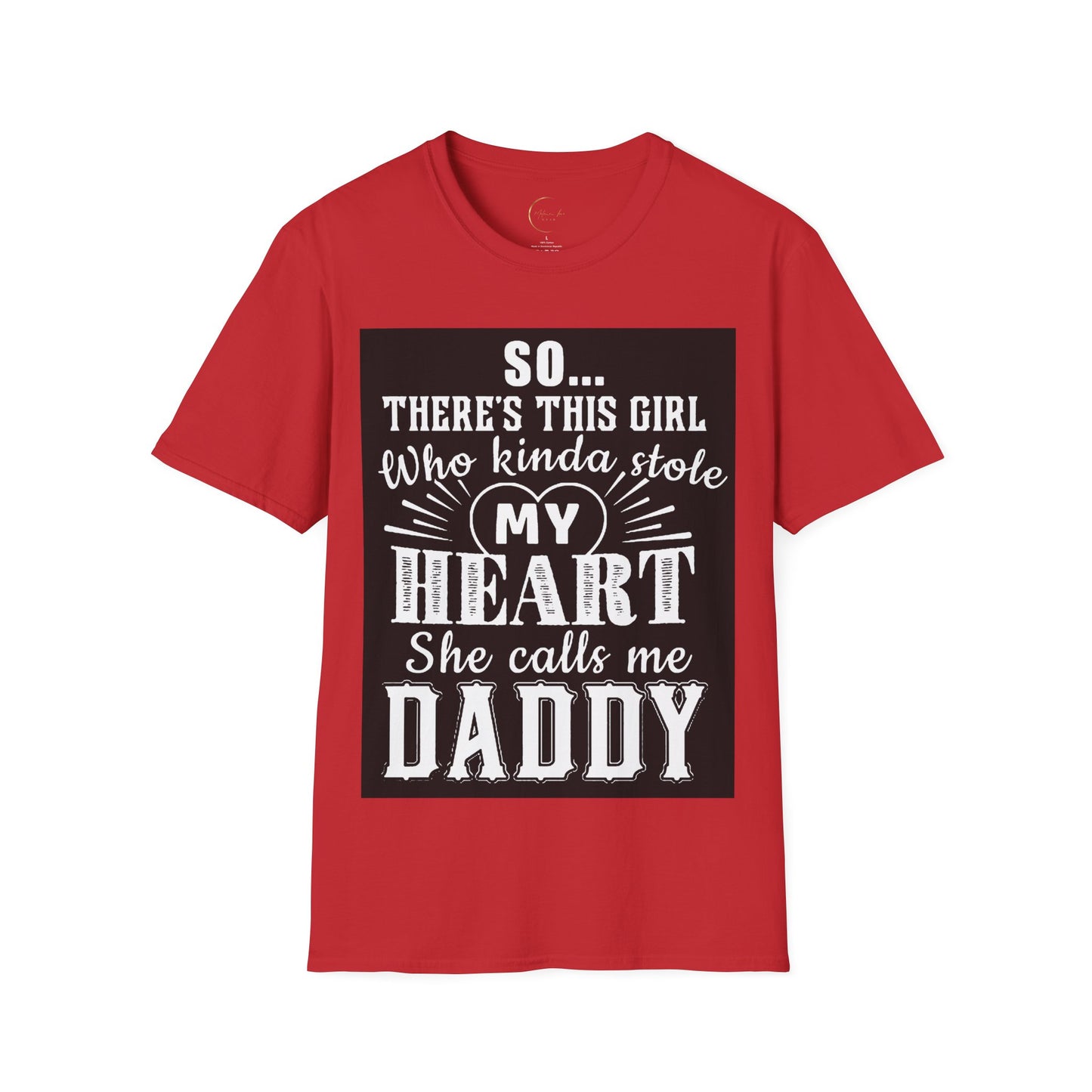Unisex Softstyle My Heart Daddy T-Shirt