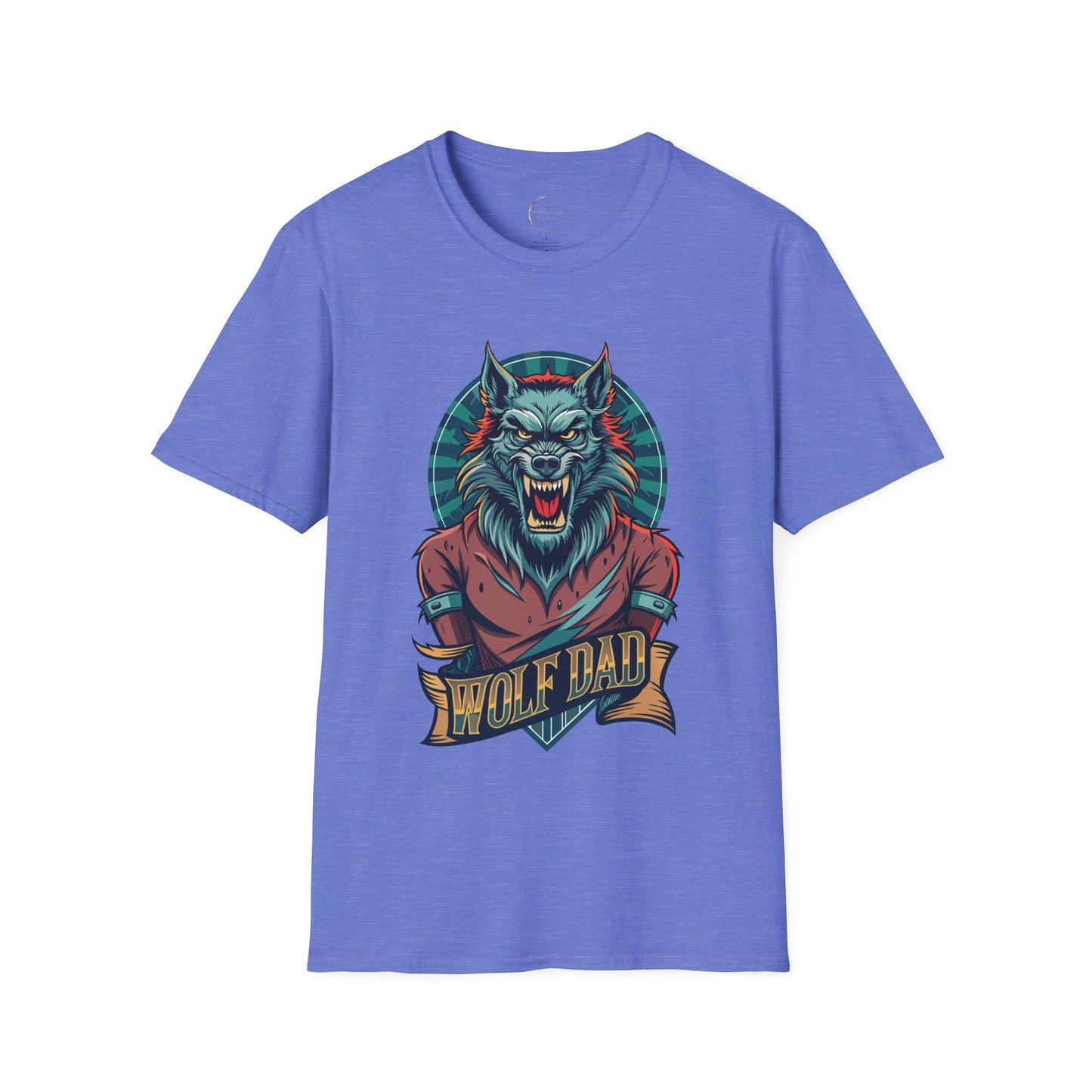 Unisex Softstyle Wolf Dad T-Shirt
