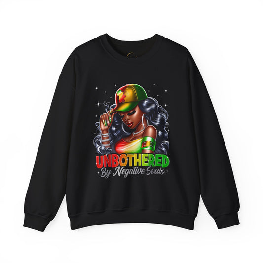 Unbothered Rasta Vibes Crewneck Sweatshirt