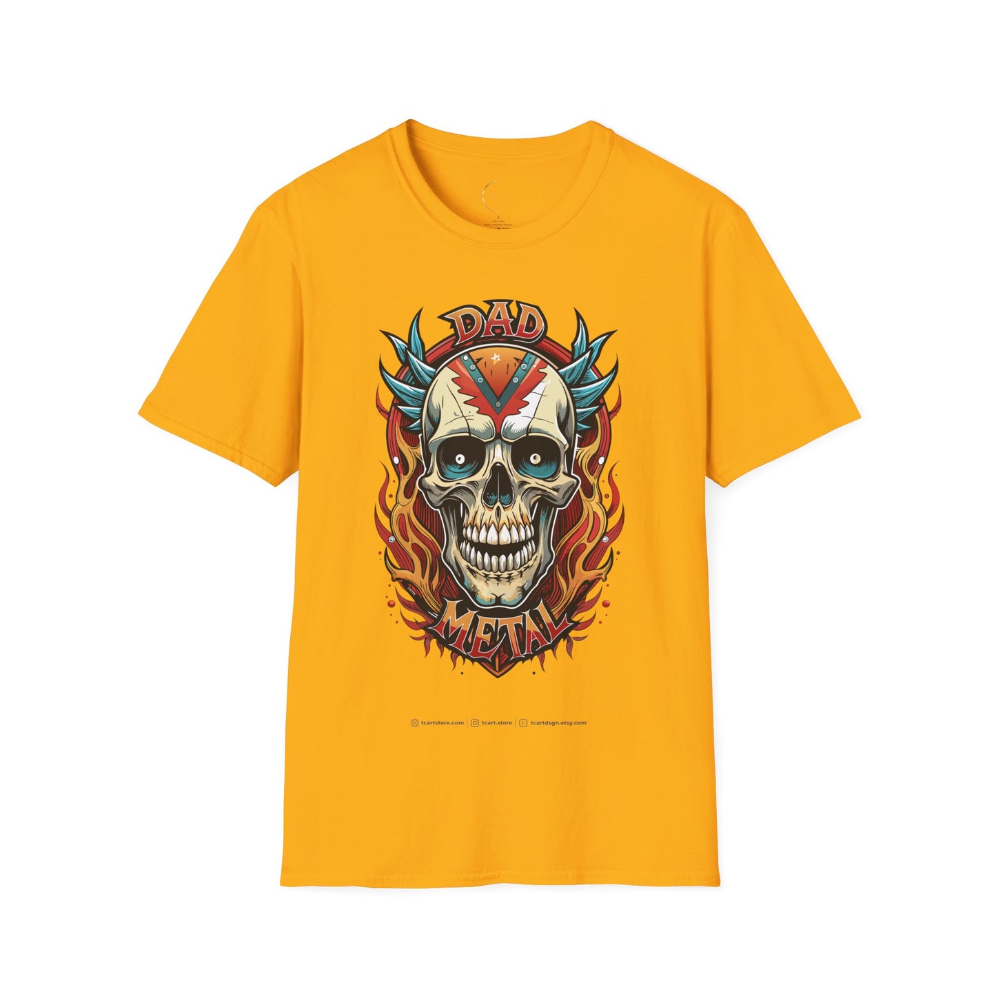Unisex Softstyle Dad Metal T-Shirt